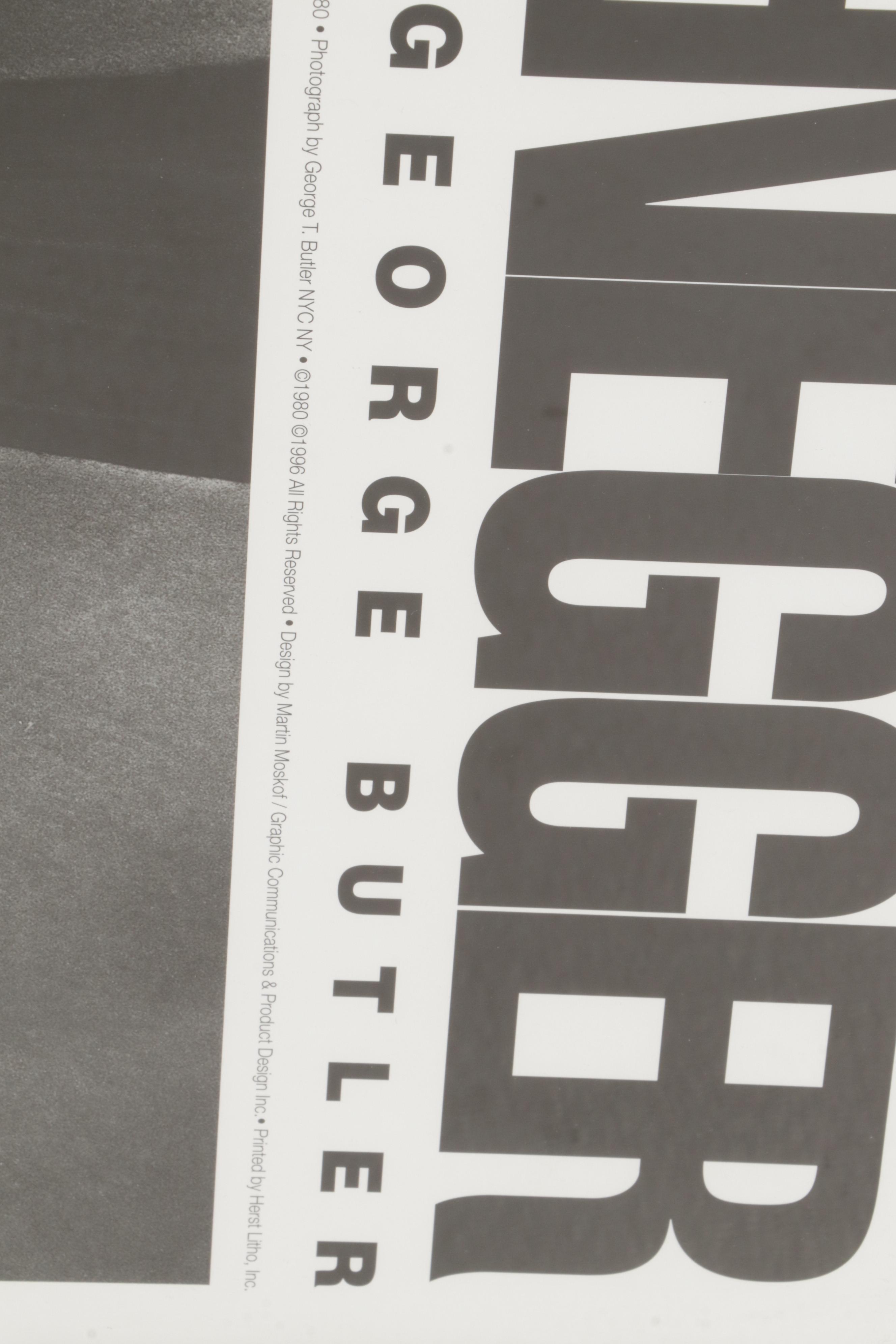 George Butler Halftone Posters "Double Forearms" and "Sunday in the Park," 1996