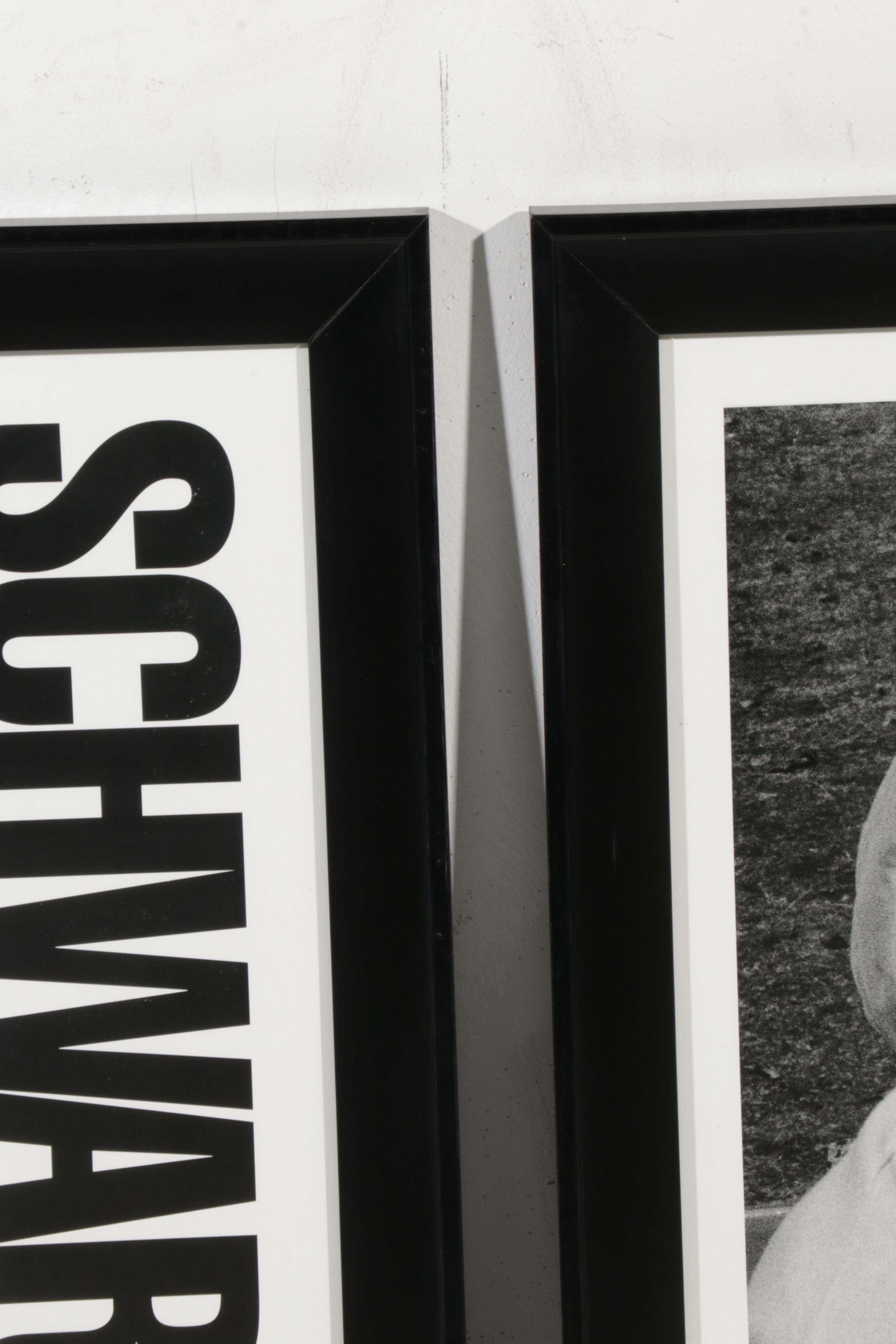 George Butler Halftone Posters "Double Forearms" and "Sunday in the Park," 1996