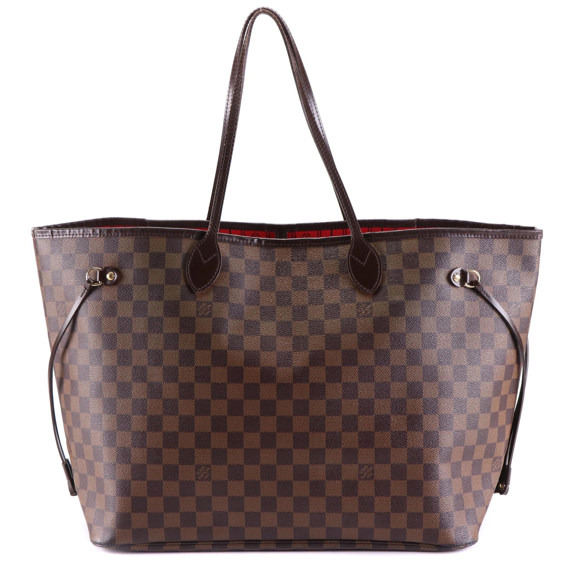 Louis Vuitton Neverfull GM Tote in Damier Ebene Canvas and Leather