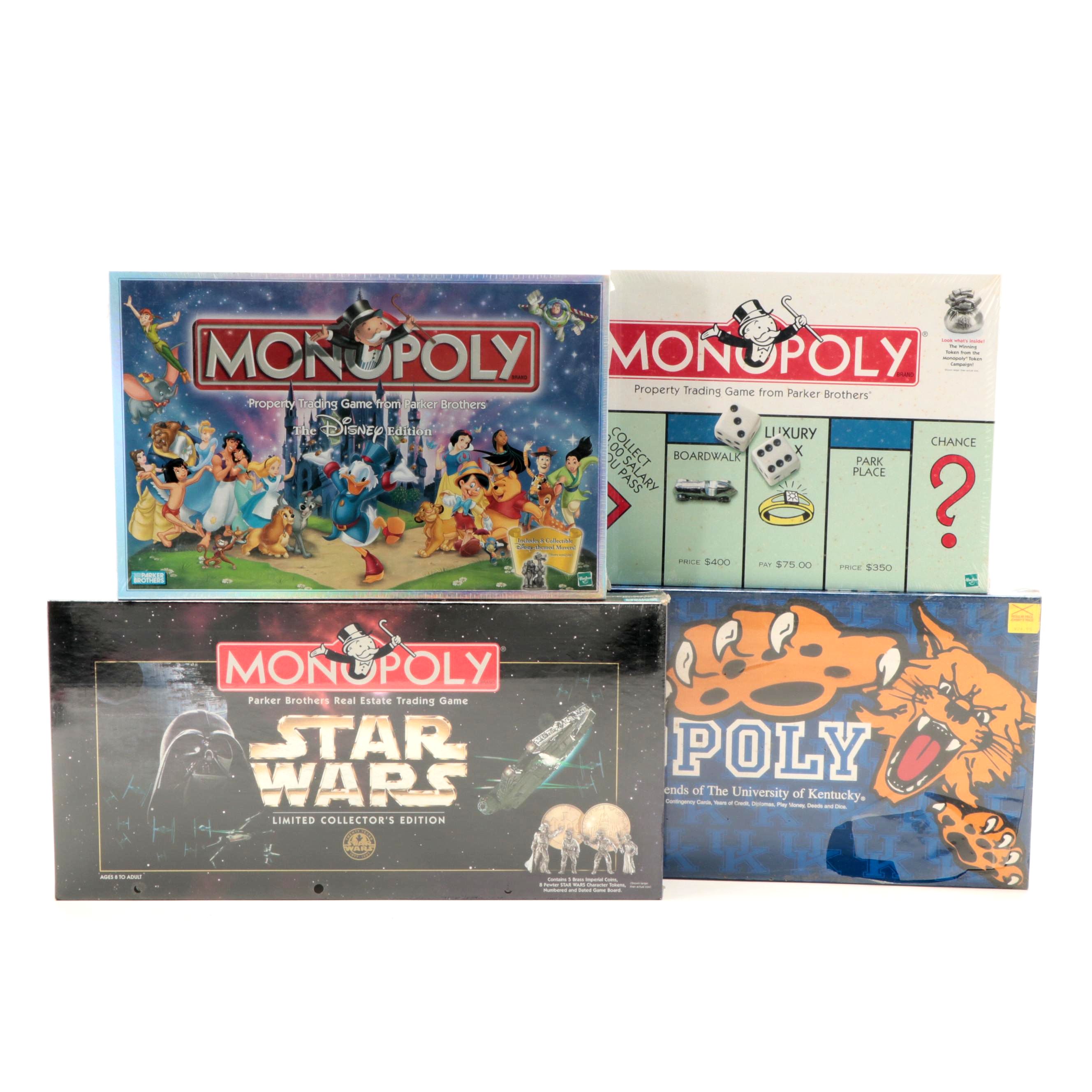 Monopoly Games Including Disney and Star Wars Editions and U.K.opoly