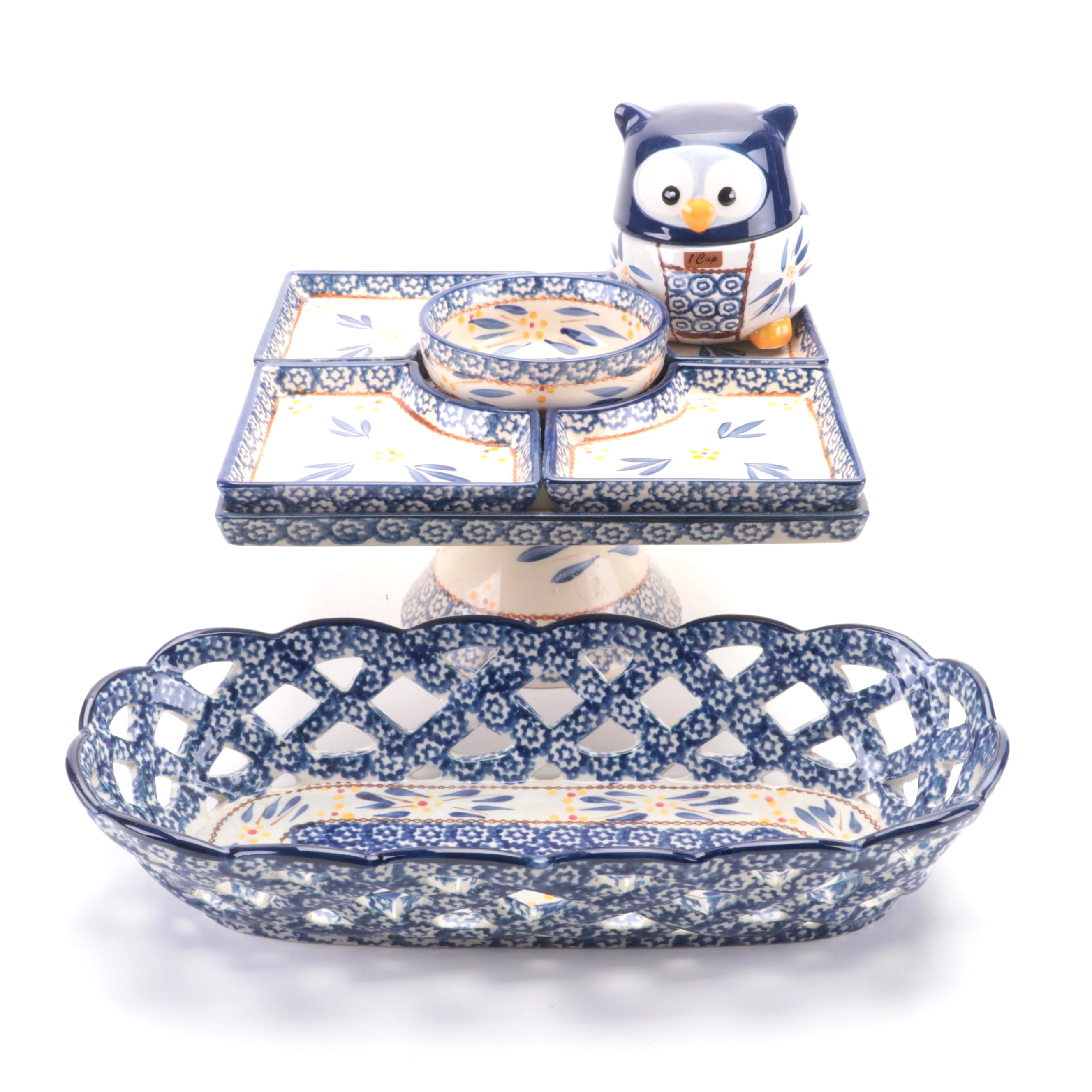 Temp-tations by Tara "Old World Confetti" Measuring Cups and Serveware