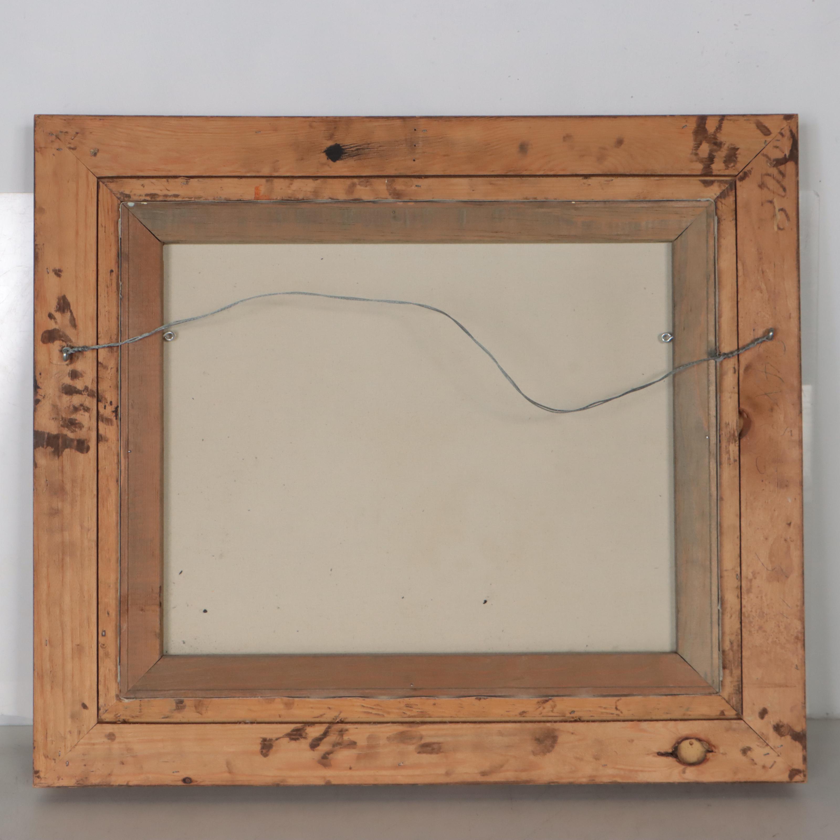 Oil Painting of King Charles Spaniel at Rest