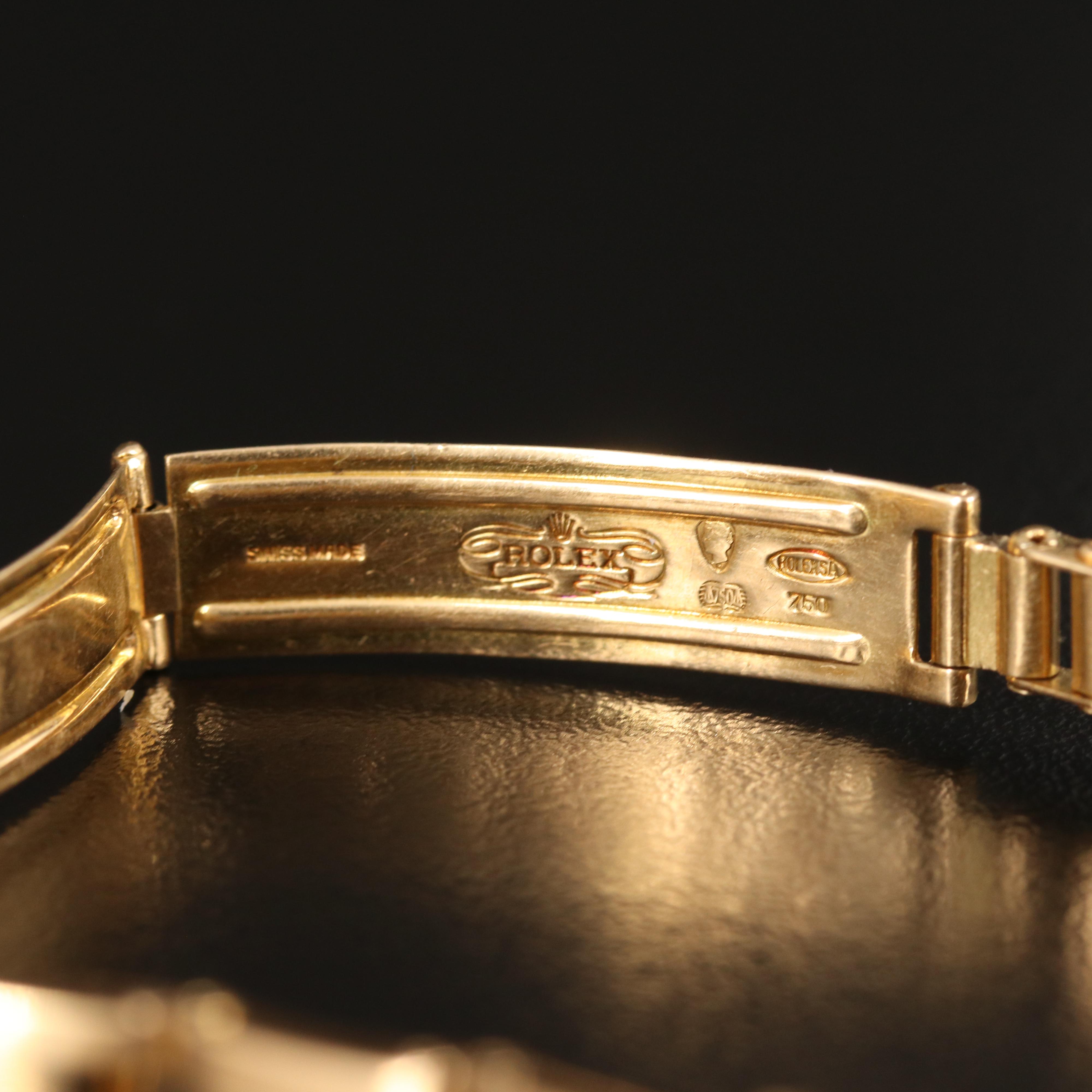 1981 18K Rolex Diamond Dial and Bezel Watch