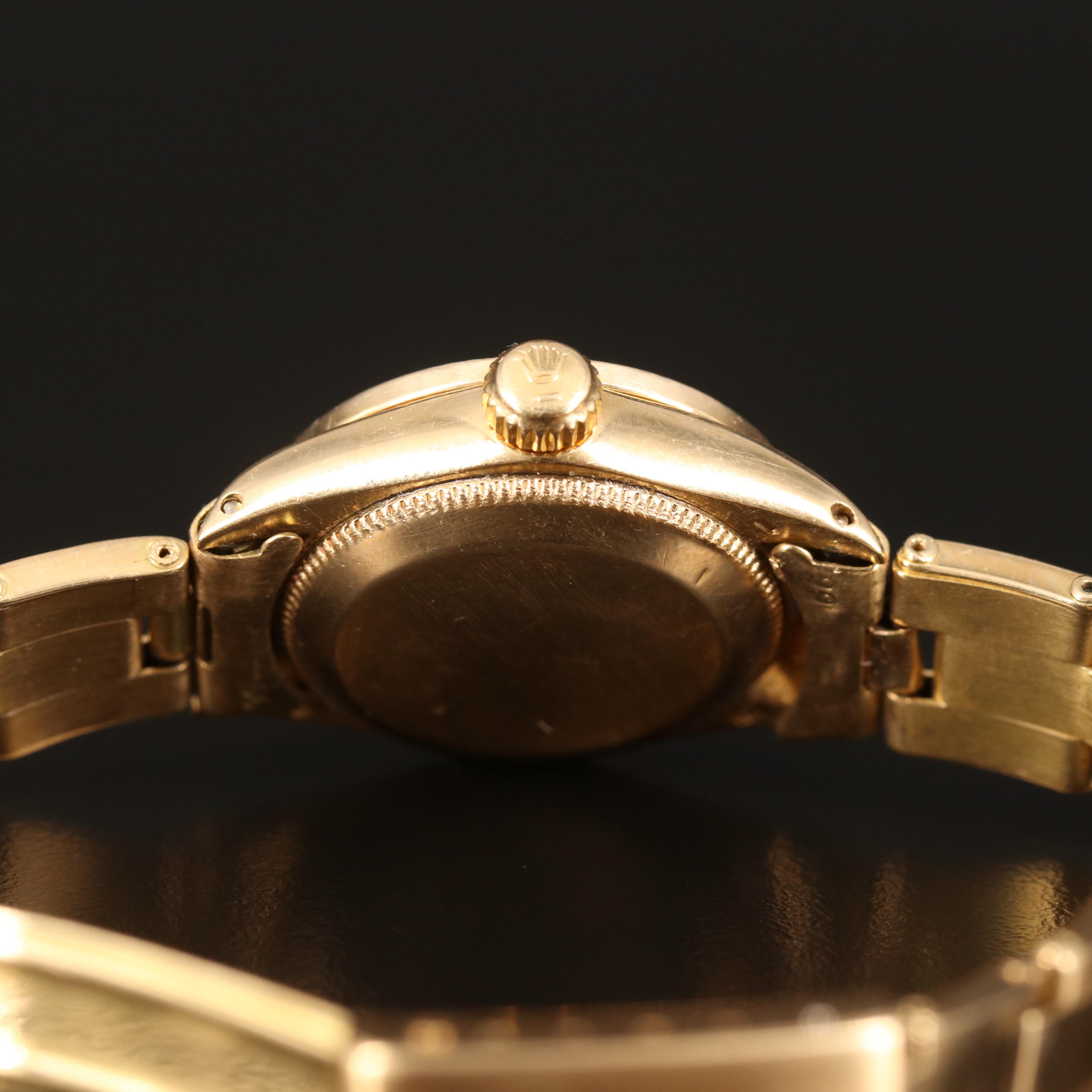 1981 18K Rolex Diamond Dial and Bezel Watch