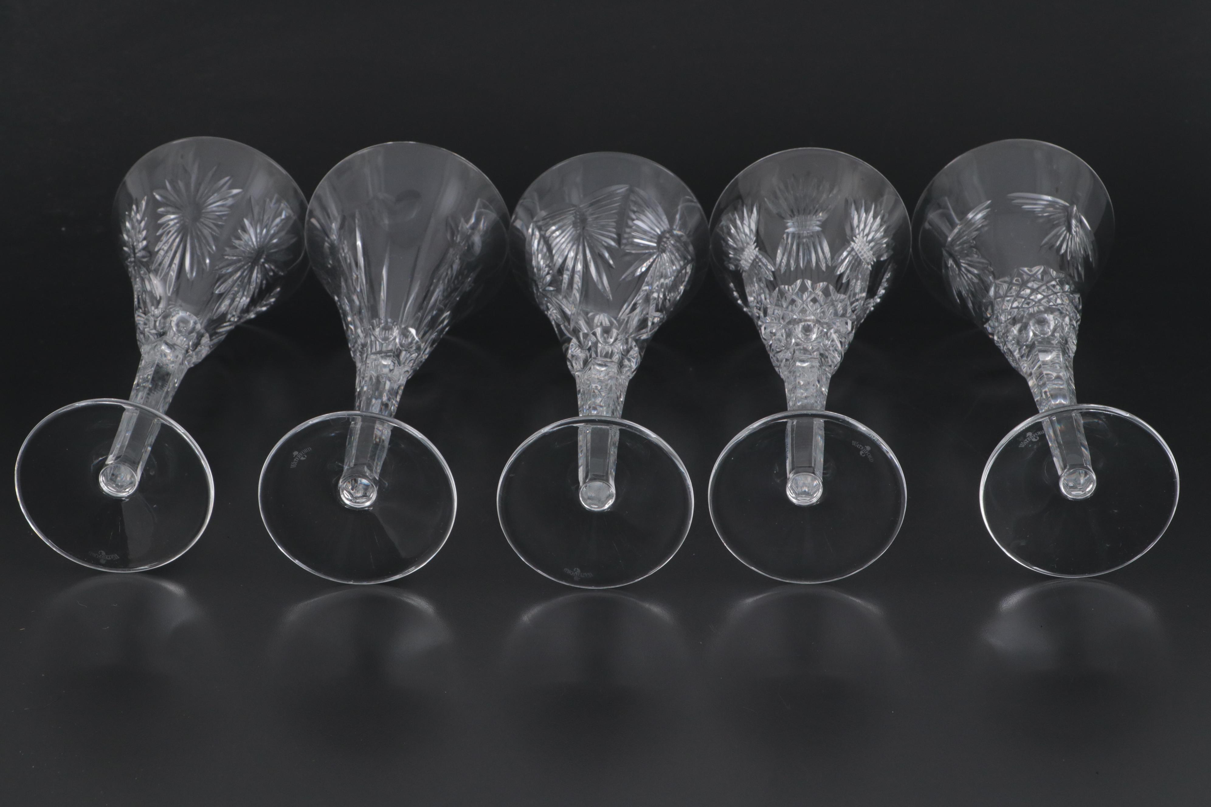 Waterford Millennium Series Crystal Champagne Flutes