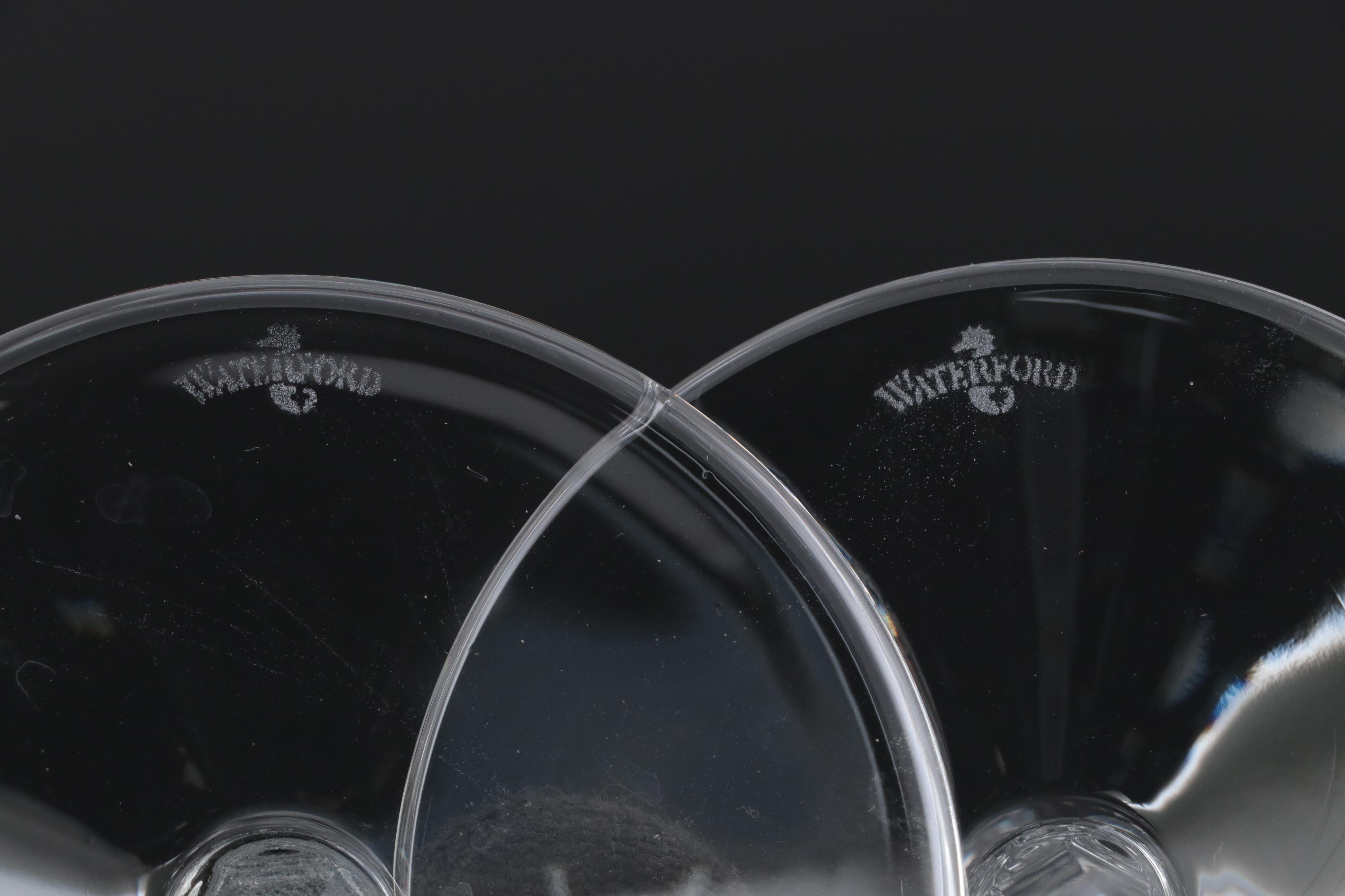 Waterford Millennium Series Crystal Champagne Flutes