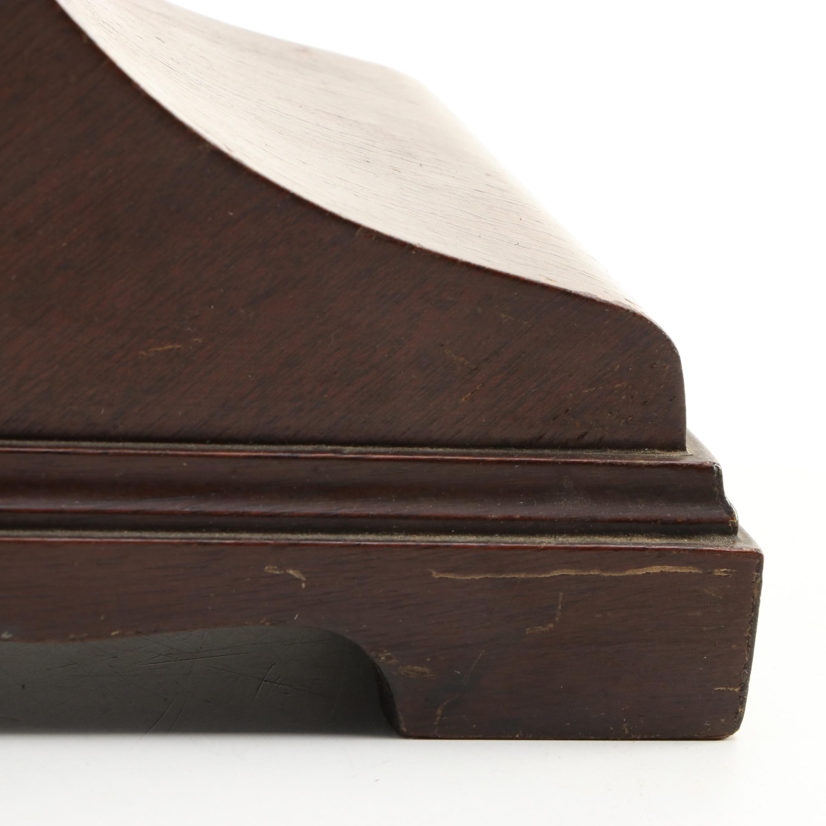 Revere Westminster Chime Electric Wooden Tambour Mantel Clock, 1948