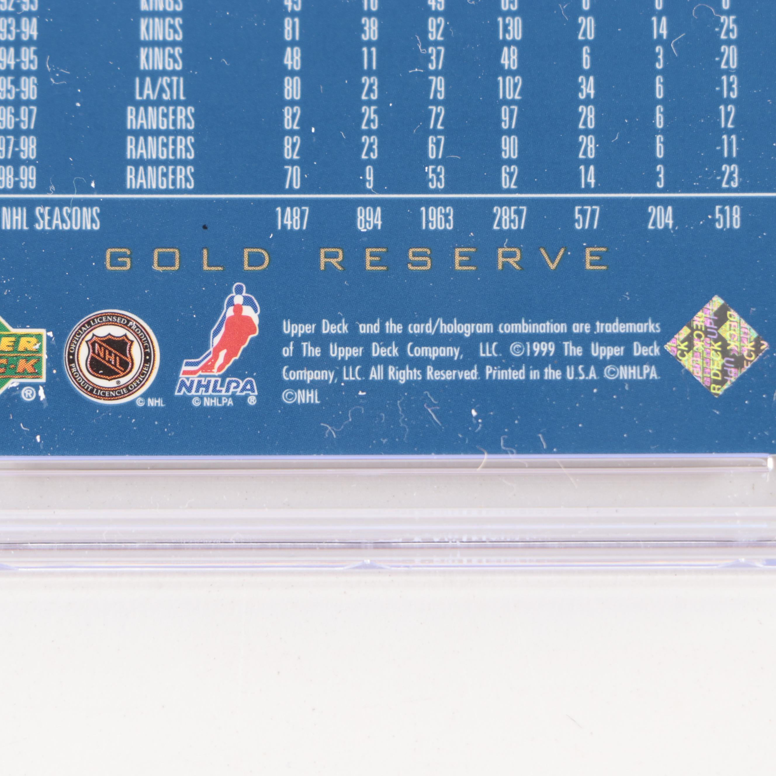 1999 Upper Deck Gold Reserve Wayne Gretzky #86 Graded CSG 8 NM/Mint Hockey Card