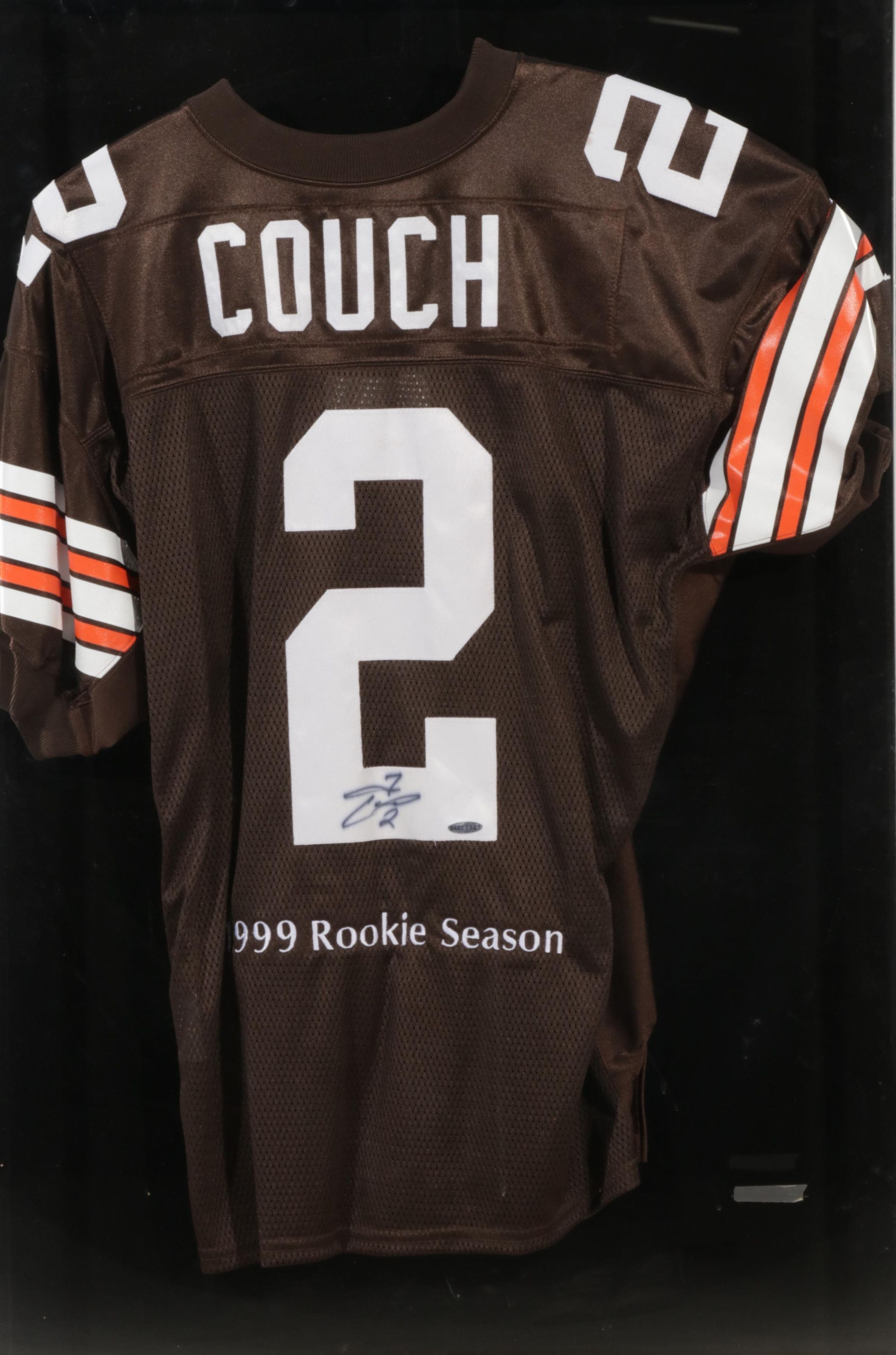 Tim Couch Signed NFL Cleveland Browns 1999 Rookie Season Jersey