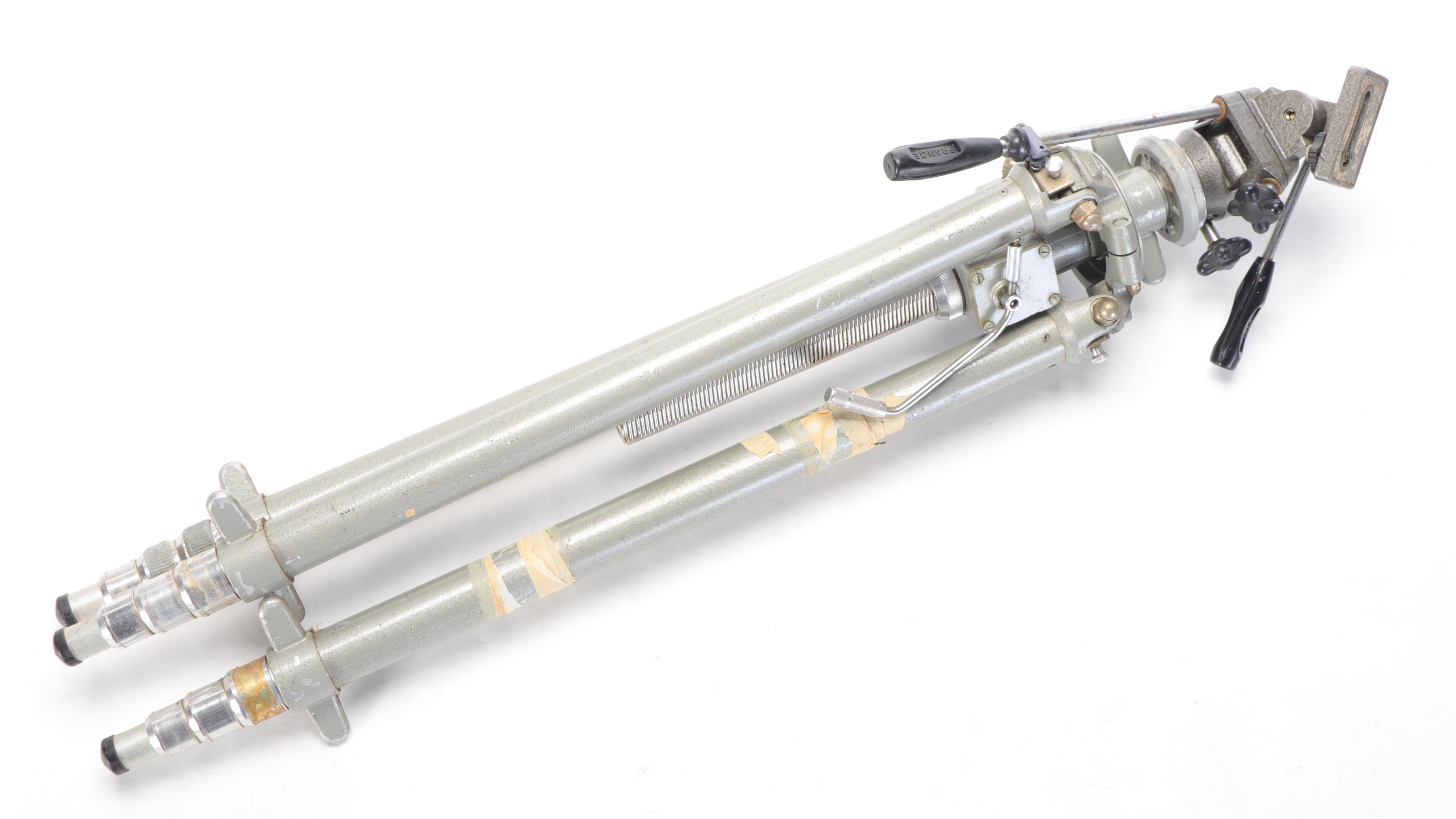 Gitzo Brevete S.G.D.G French  Compact Tripod with Leather Gitzo Case