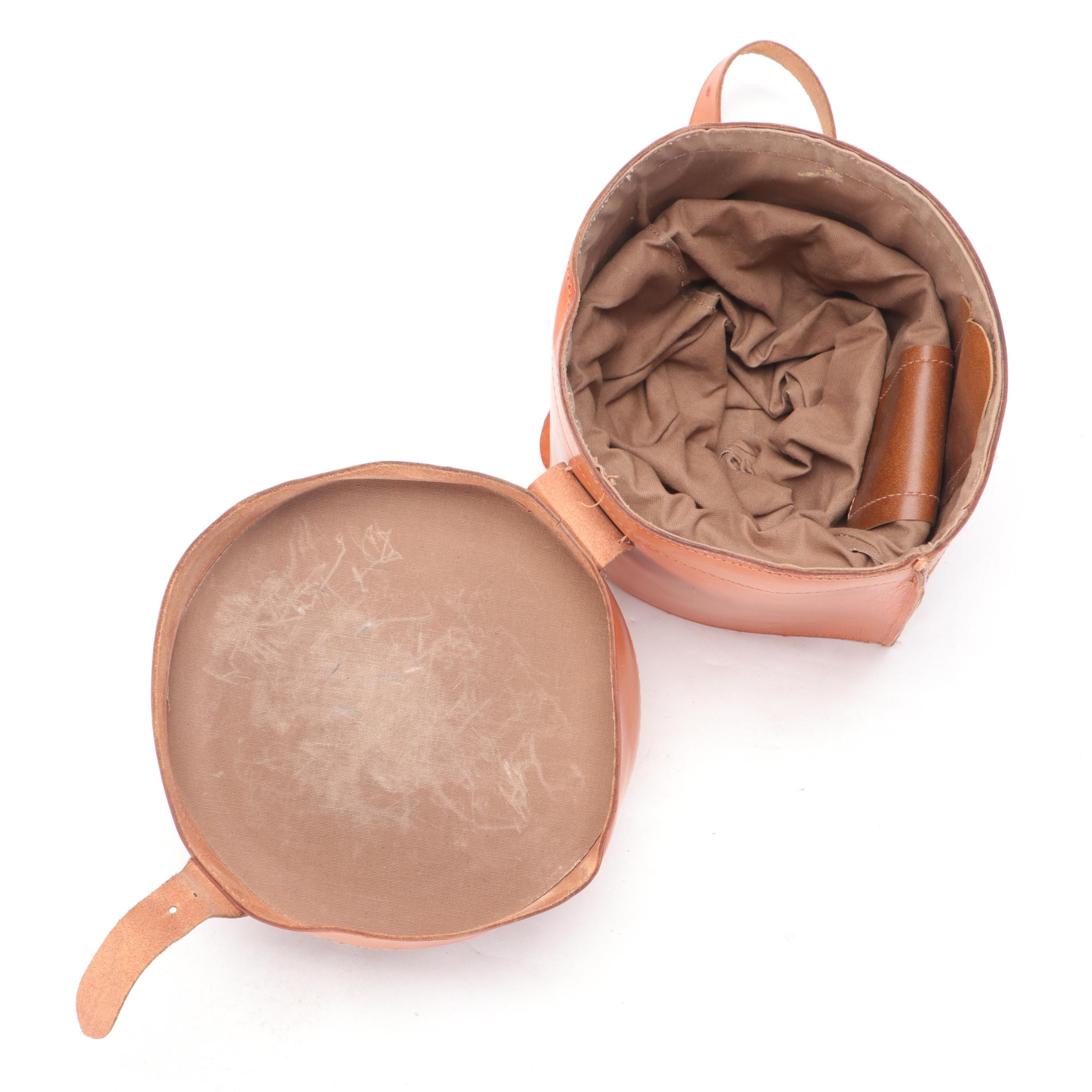 Gitzo Brevete S.G.D.G French  Compact Tripod with Leather Gitzo Case