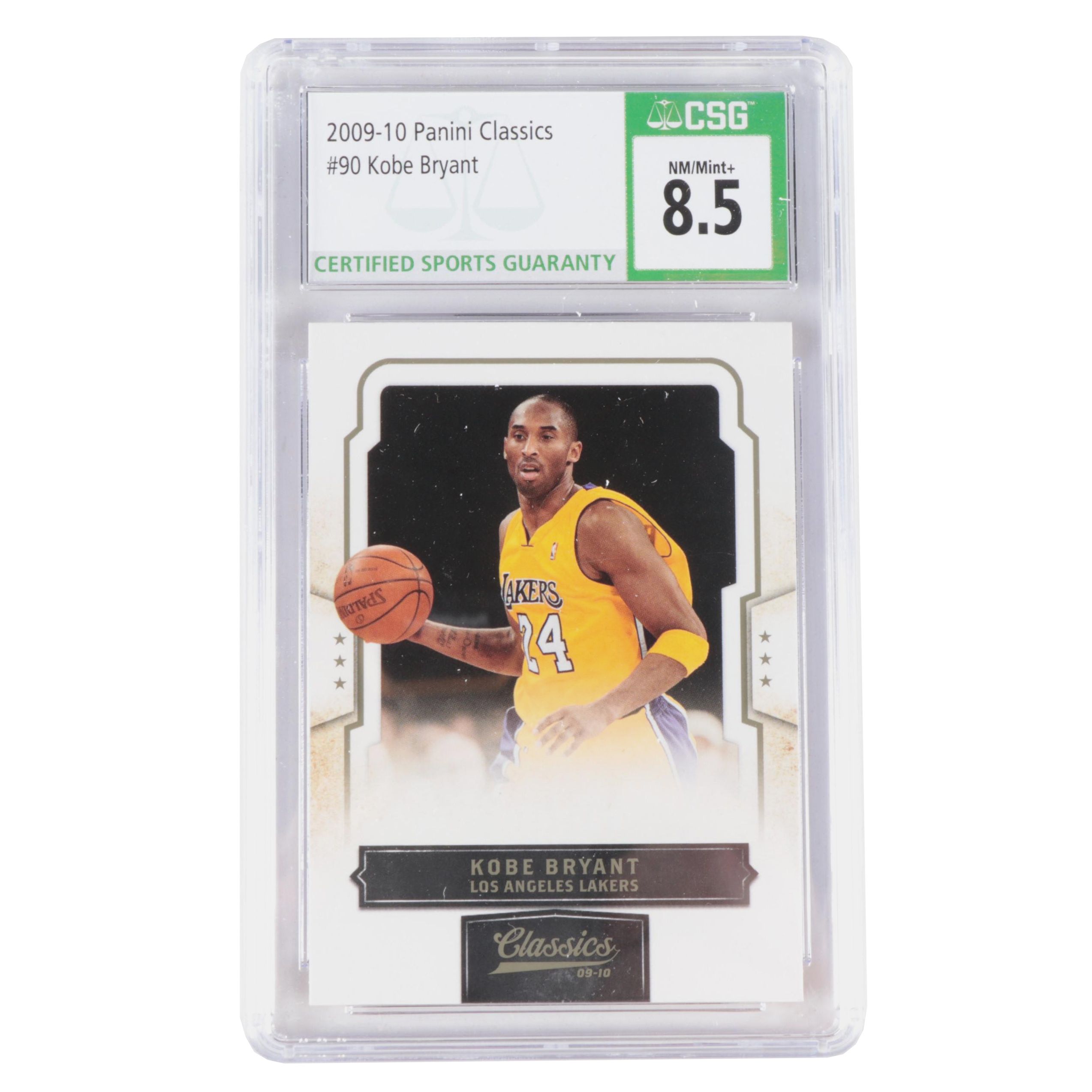 2009 Panini Classics Kobe Bryant #90 Graded CSG 8.5 NM/Mint+ Basketball Card