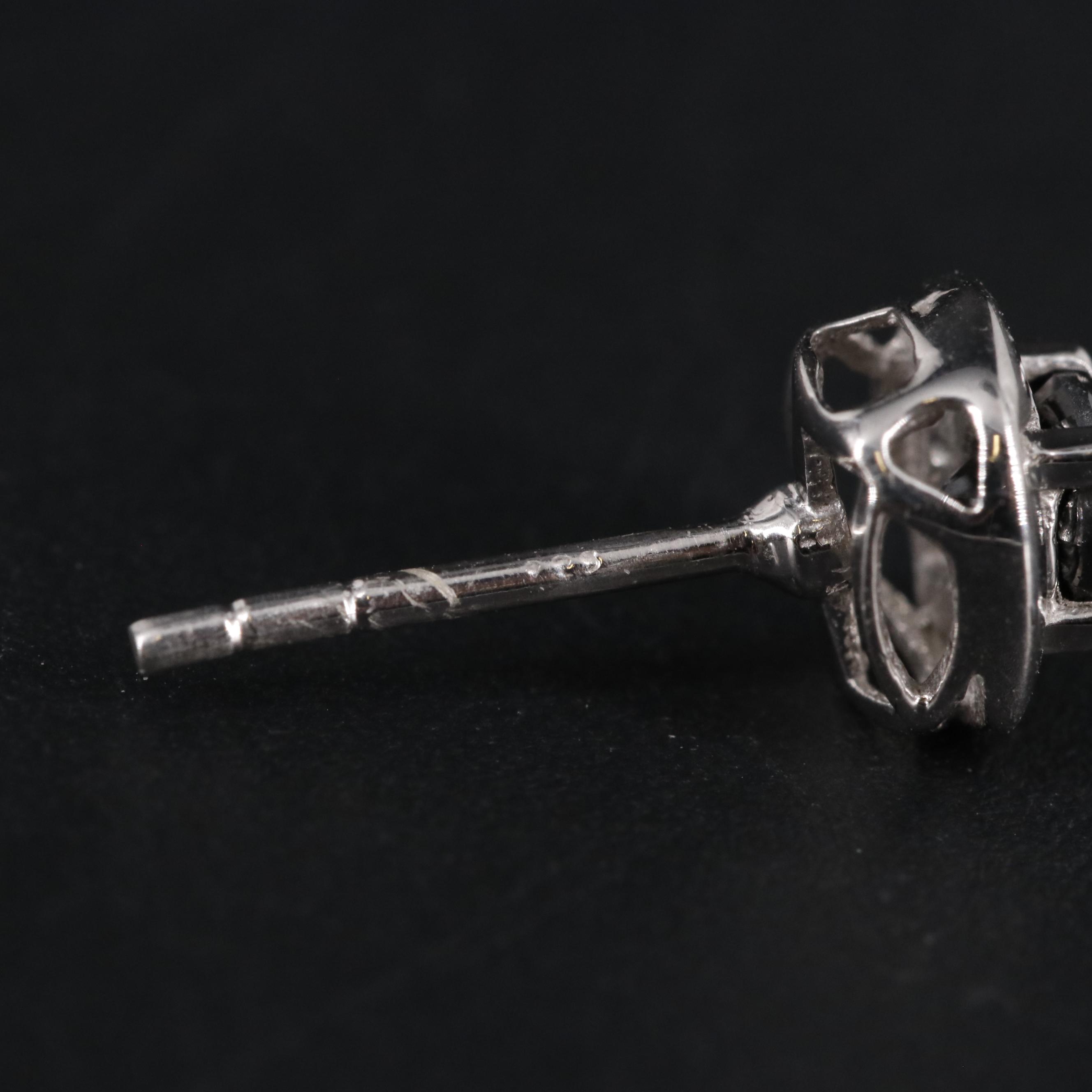 Sterling Gemstone Stud Earrings