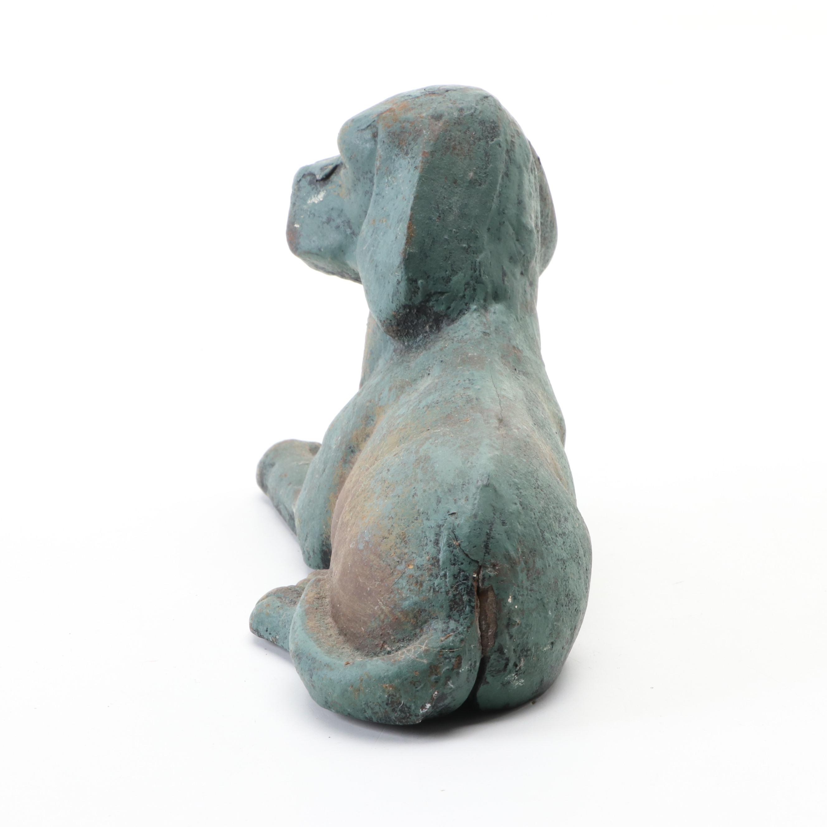 Cast Iron Dog Figurine