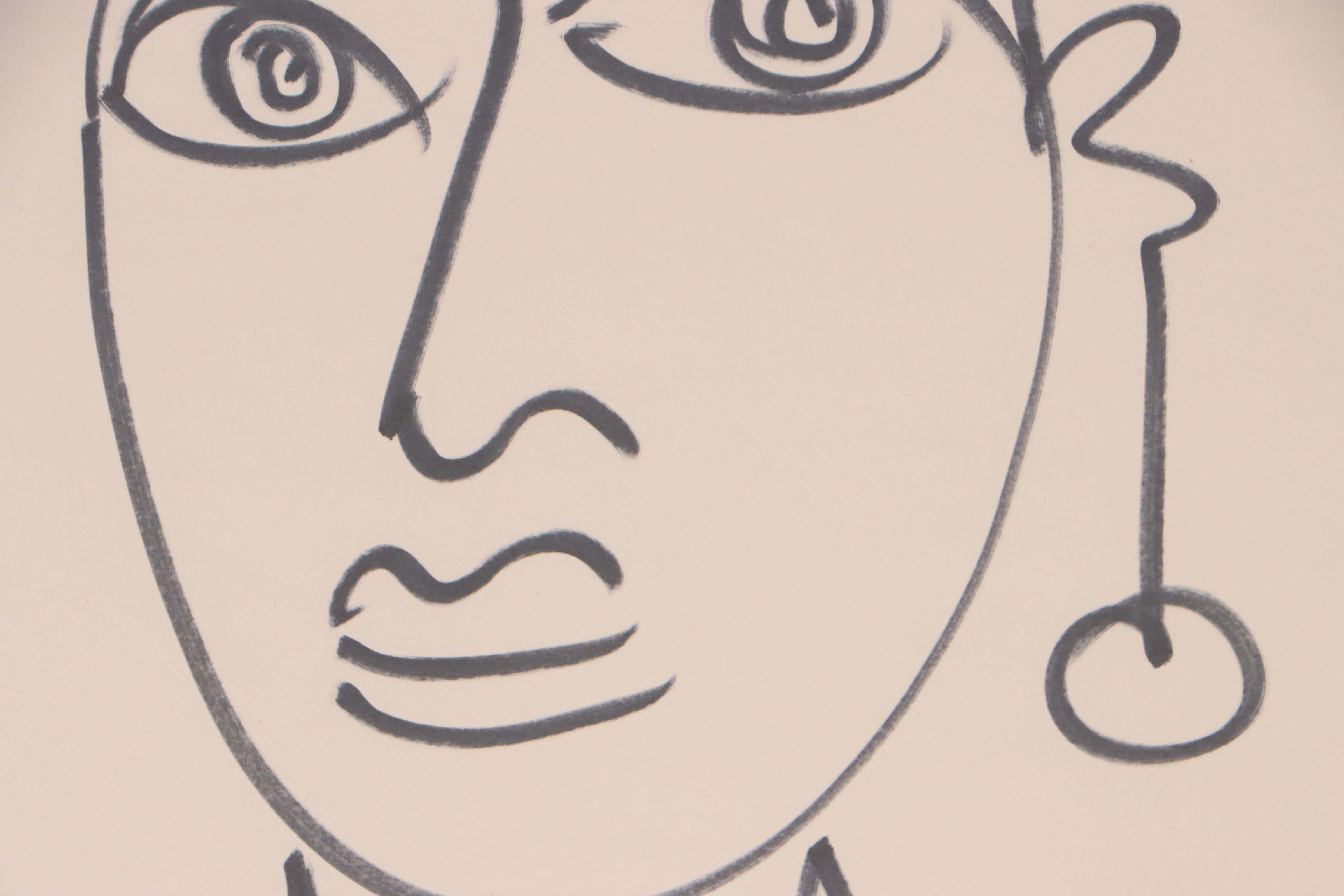 Peter Keil Abstract Ink Portraits