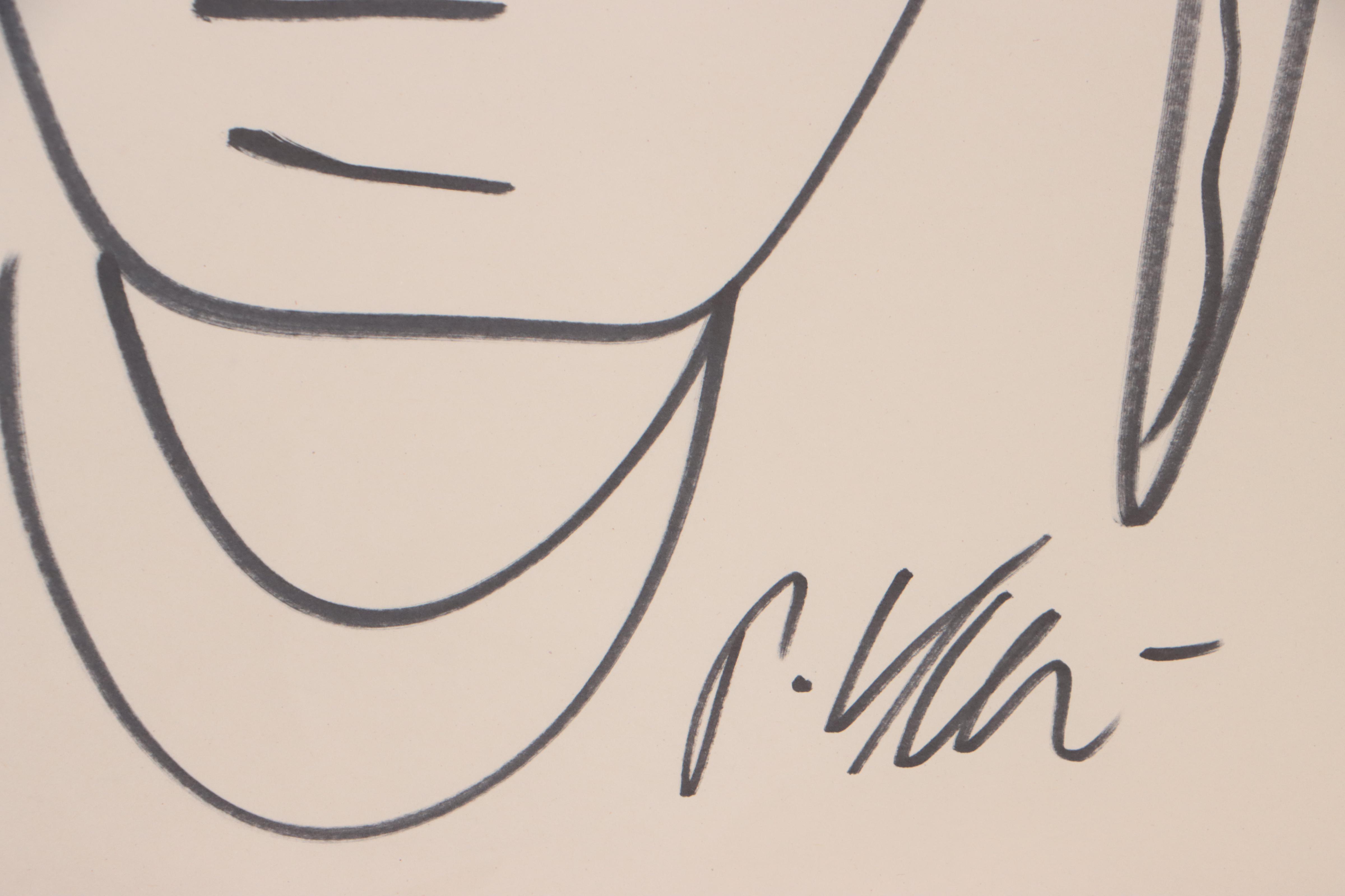 Peter Keil Abstract Ink Portraits