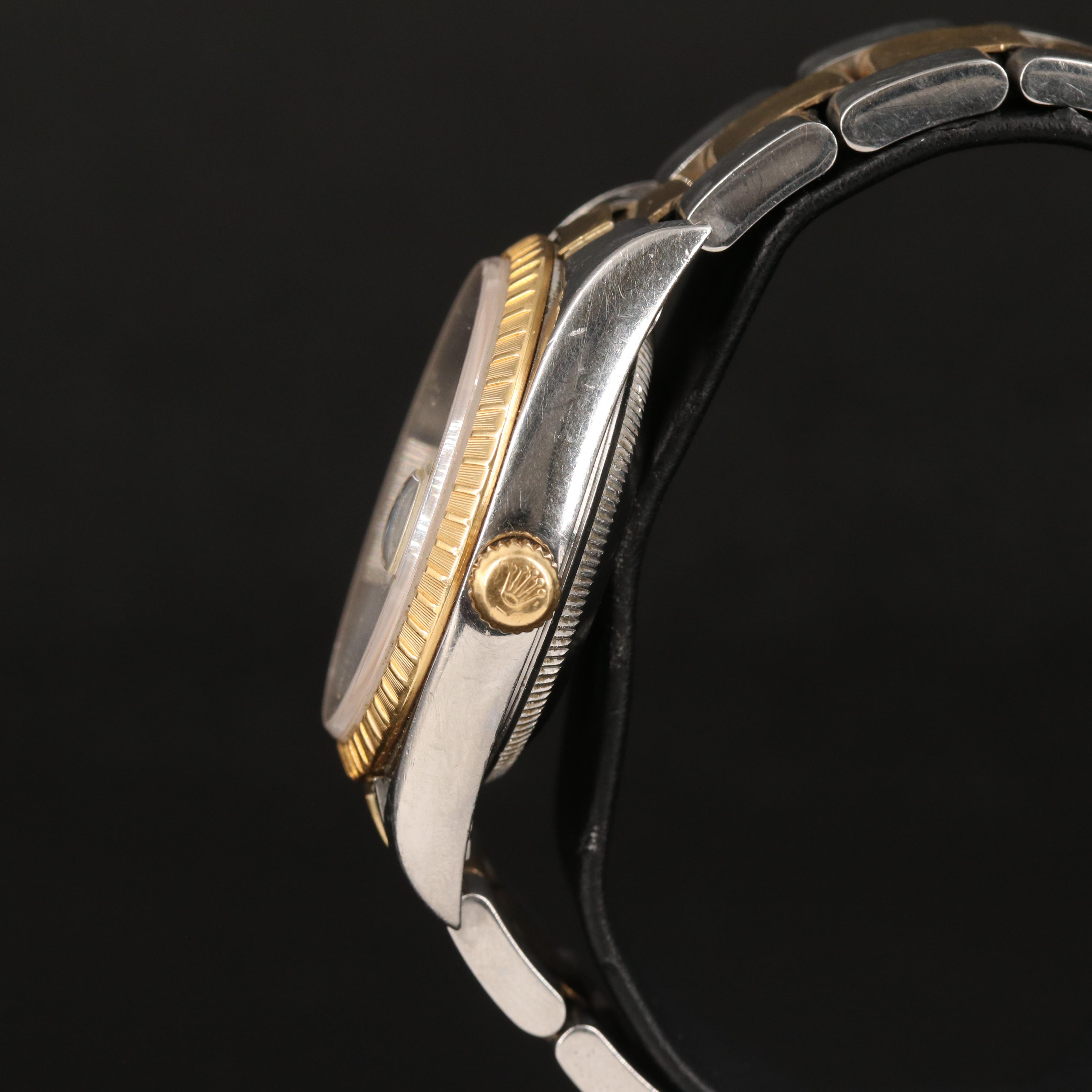 1999 Rolex Oyster Perpetual Date 18K and Stainless Steel Watch