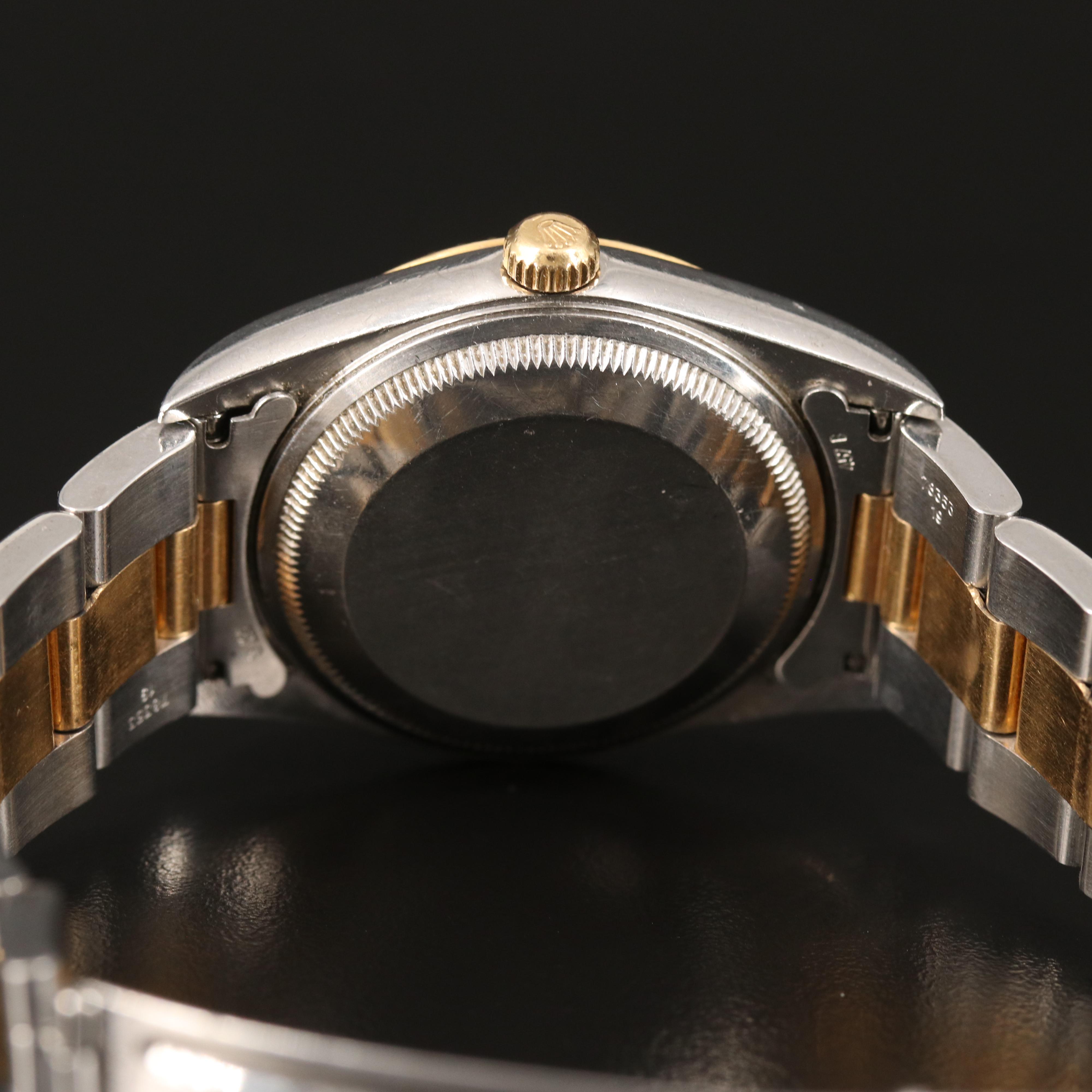 1999 Rolex Oyster Perpetual Date 18K and Stainless Steel Watch