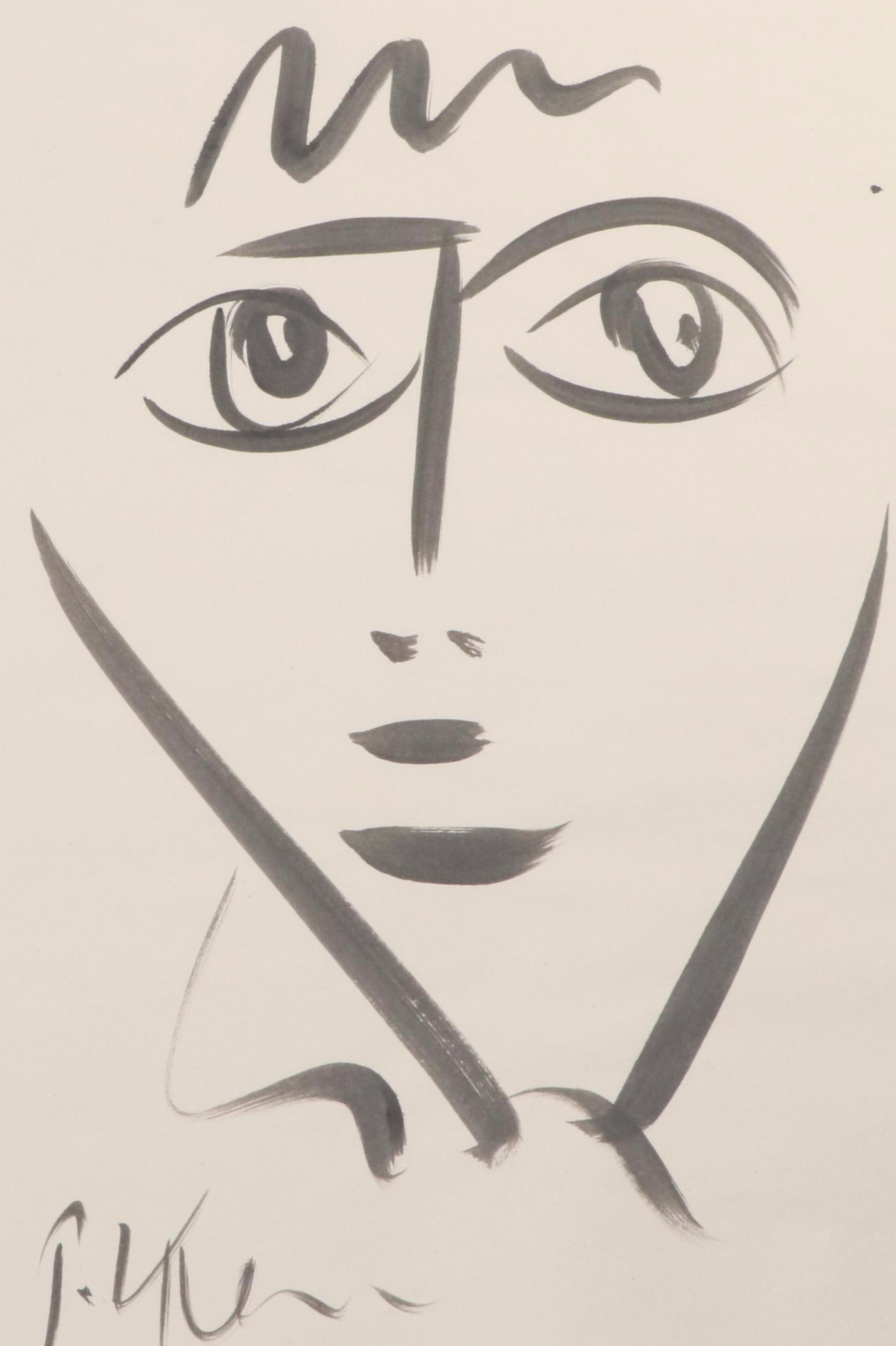 Peter Keil Abstract Ink Portraits