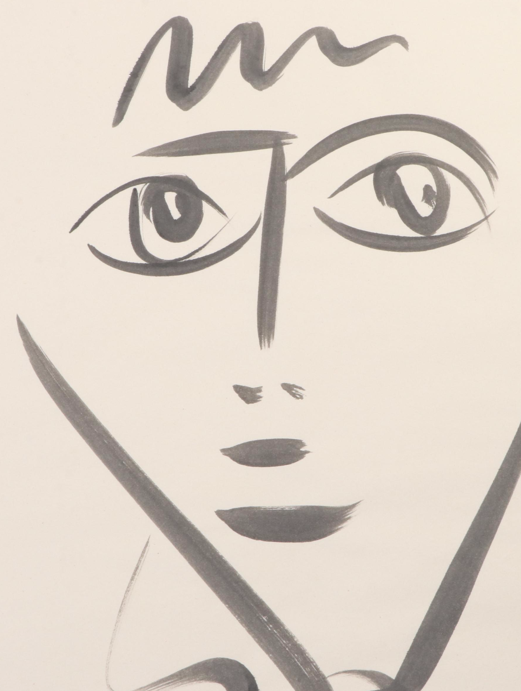 Peter Keil Abstract Ink Portraits