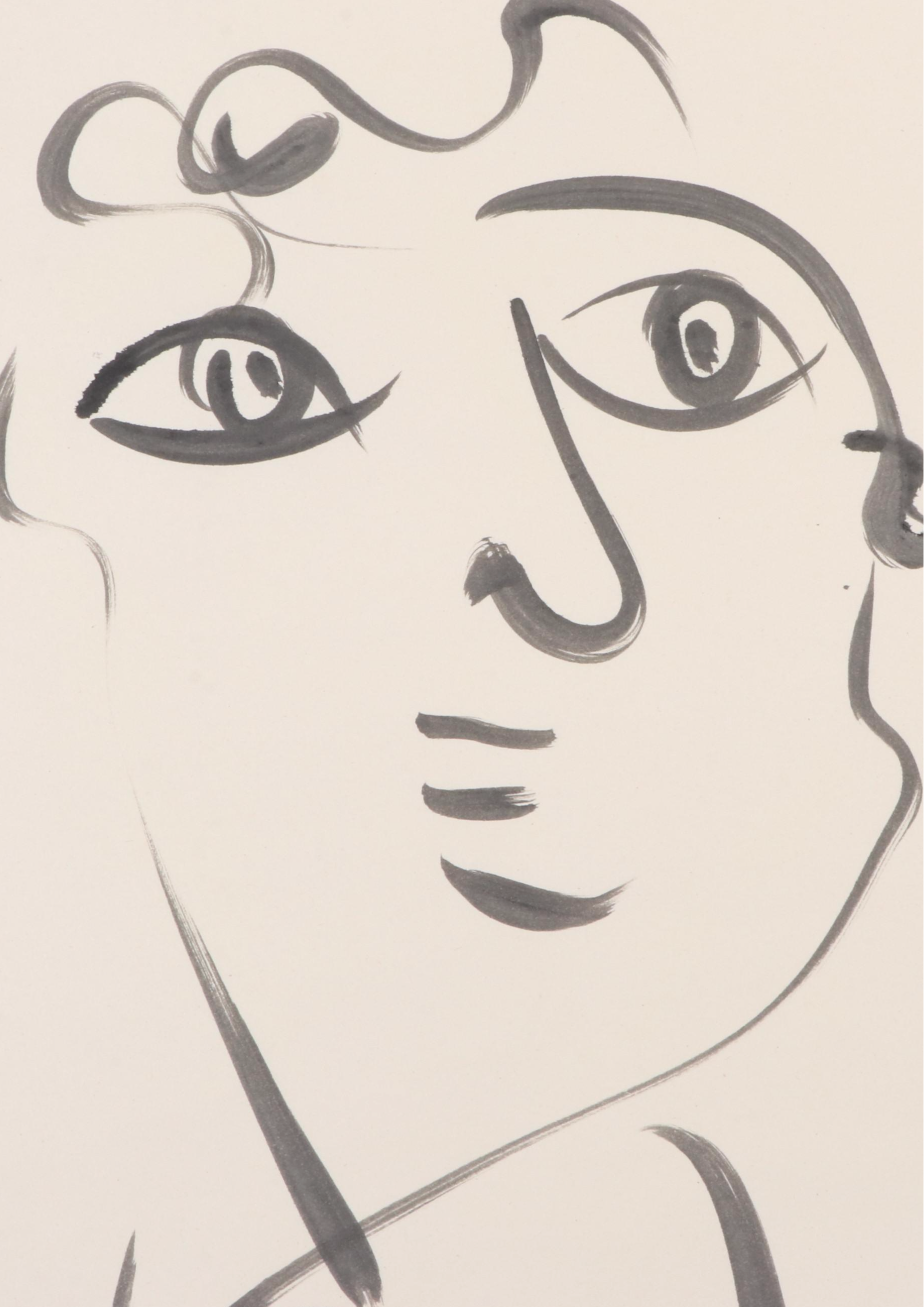 Peter Keil Abstract Ink Portraits