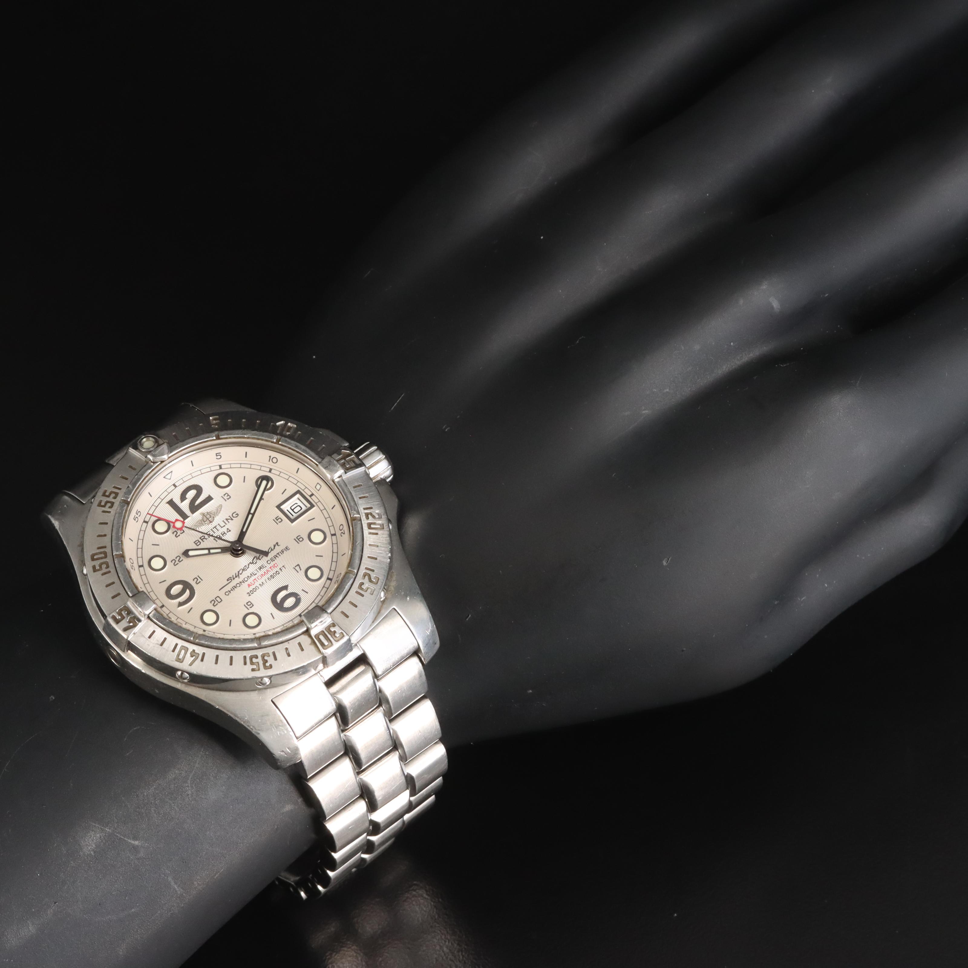 Breitling Superocean Steel Fish Automatic Watch