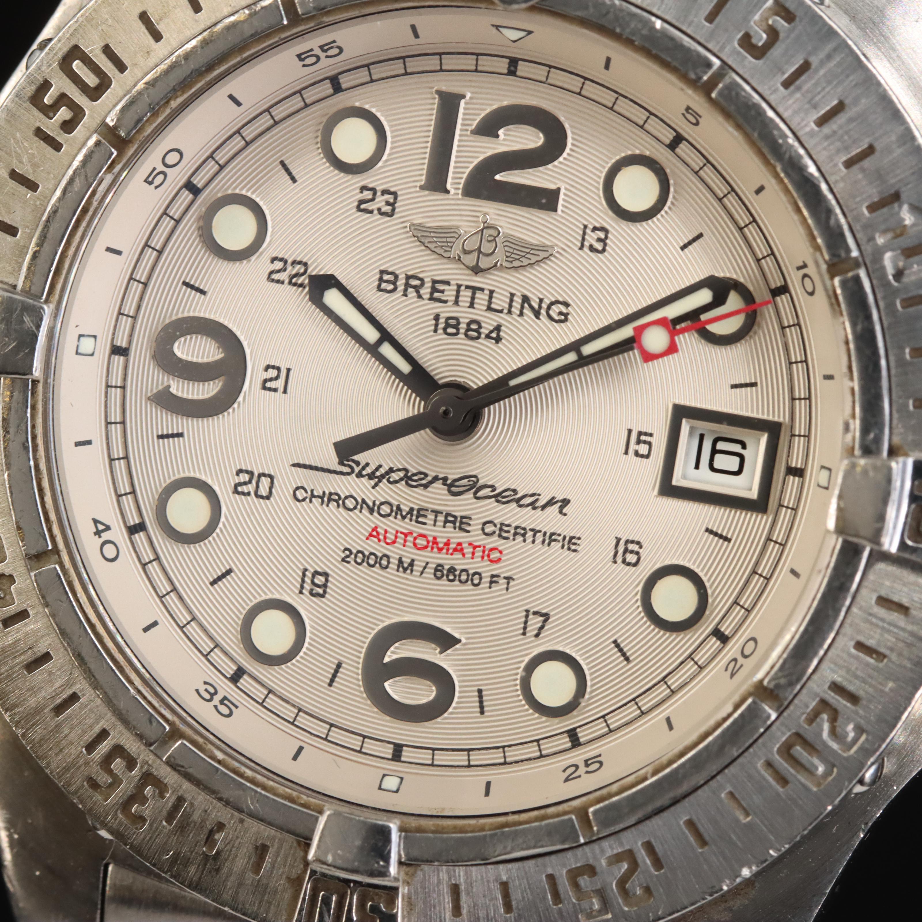 Breitling Superocean Steel Fish Automatic Watch