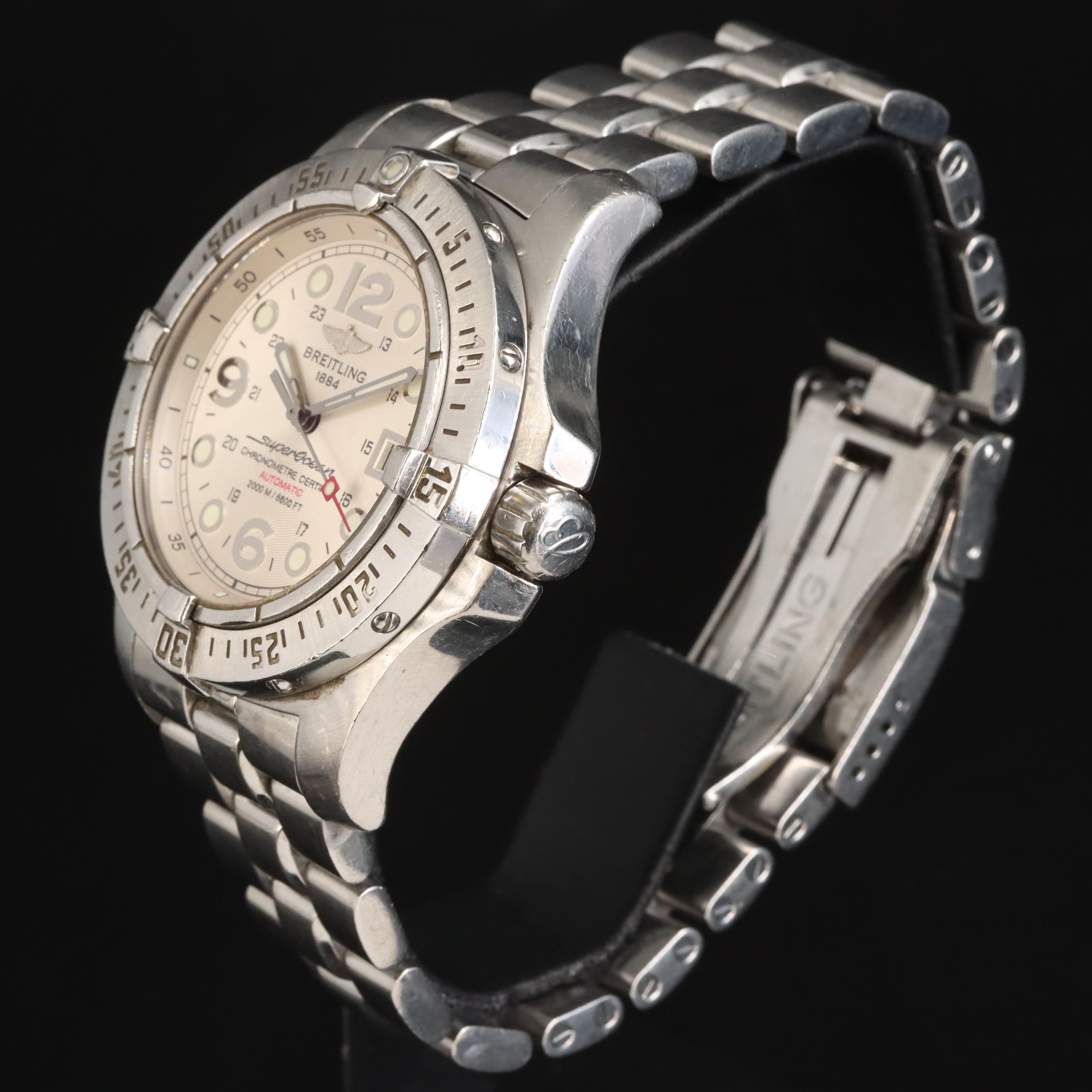 Breitling Superocean Steel Fish Automatic Watch