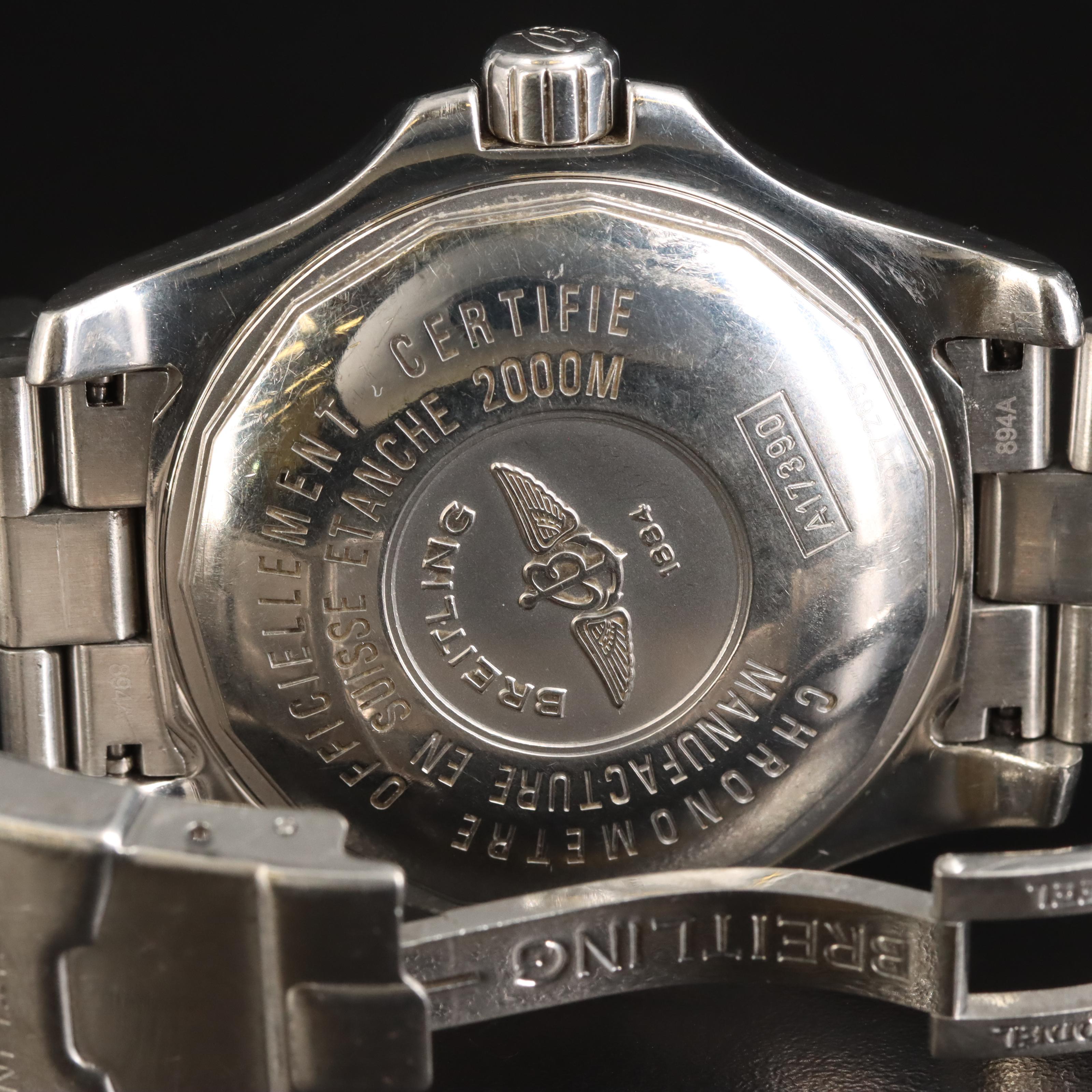 Breitling Superocean Steel Fish Automatic Watch