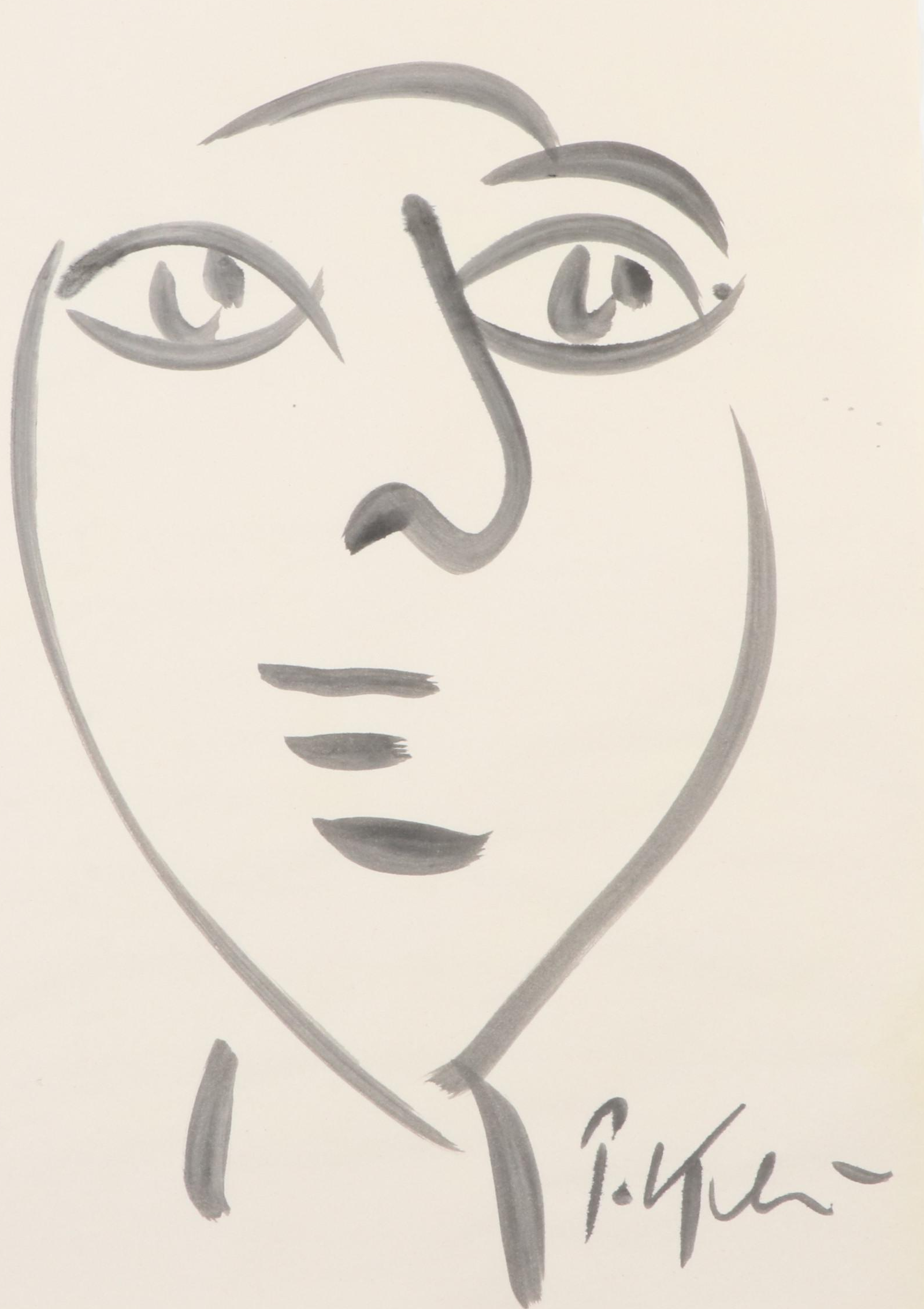 Peter Keil Abstract Ink Portraits