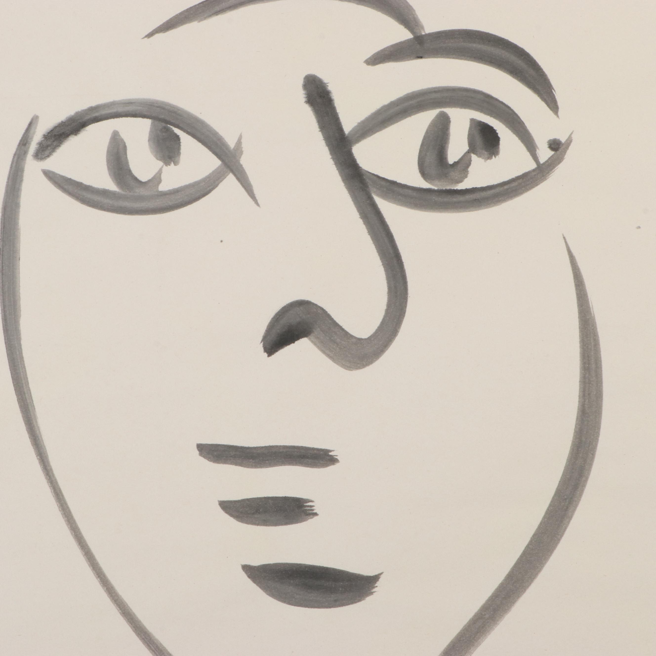 Peter Keil Abstract Ink Portraits