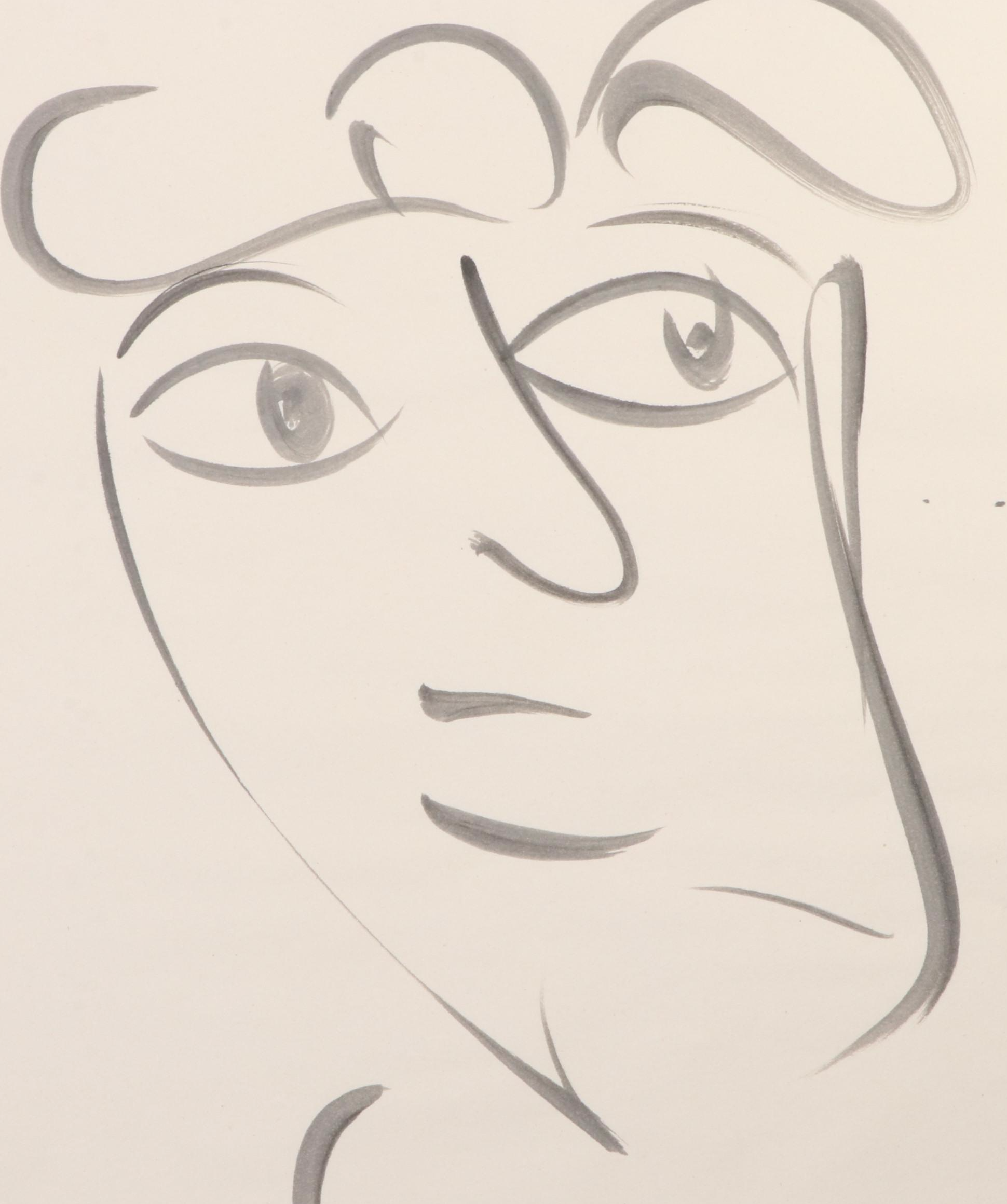 Peter Keil Abstract Ink Portraits