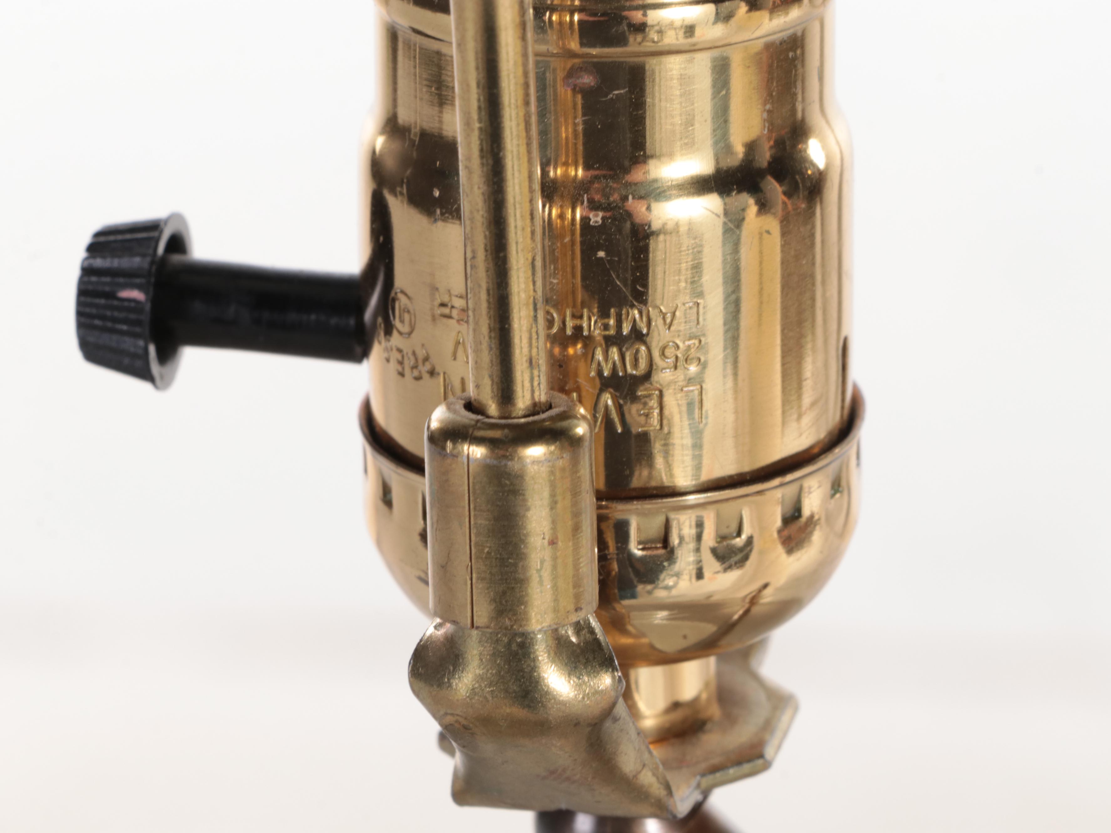 English Earthenware Pub Brandy Barrel Adapted as Table Lamp