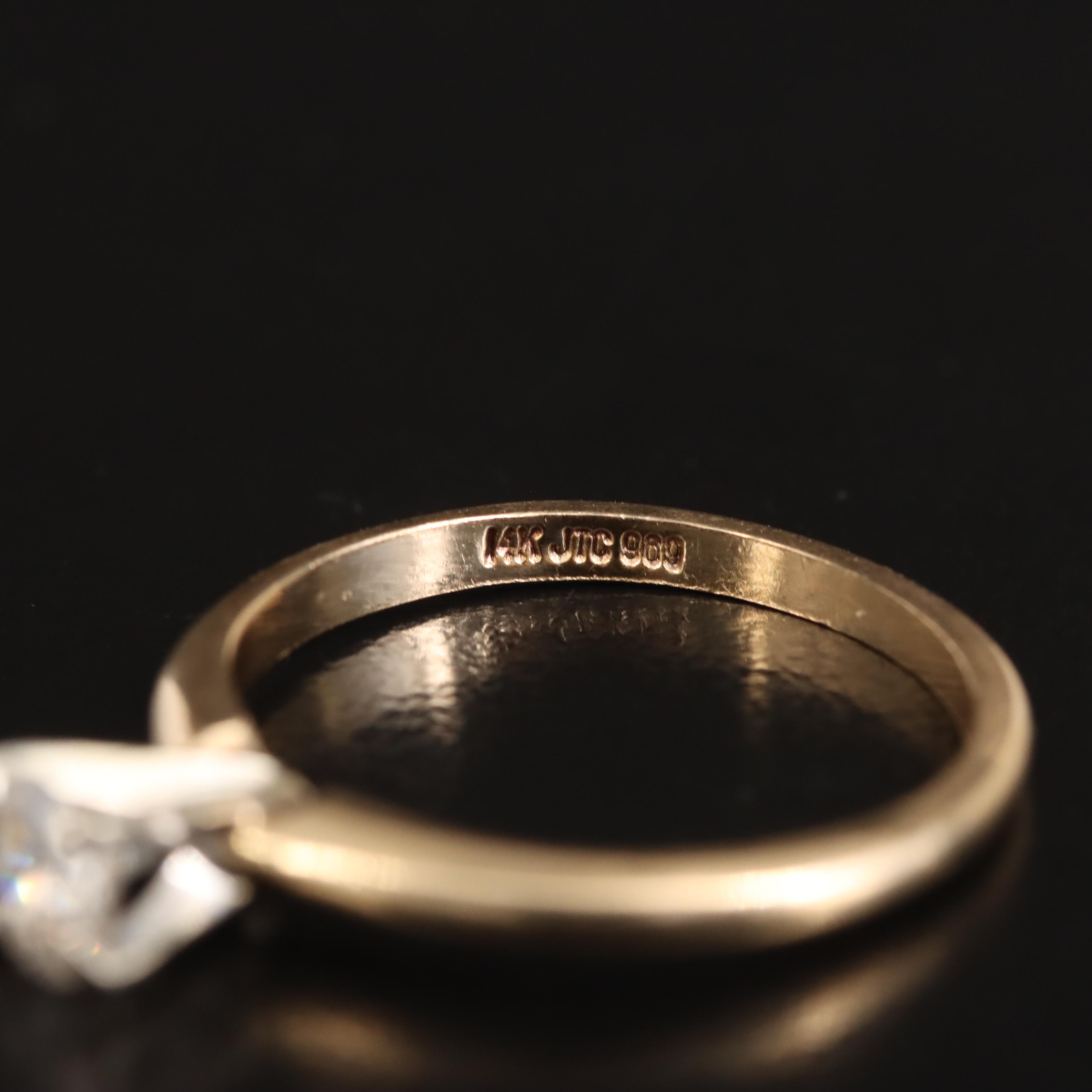 14K 0.39 CTW Diamond Solitaire Ring