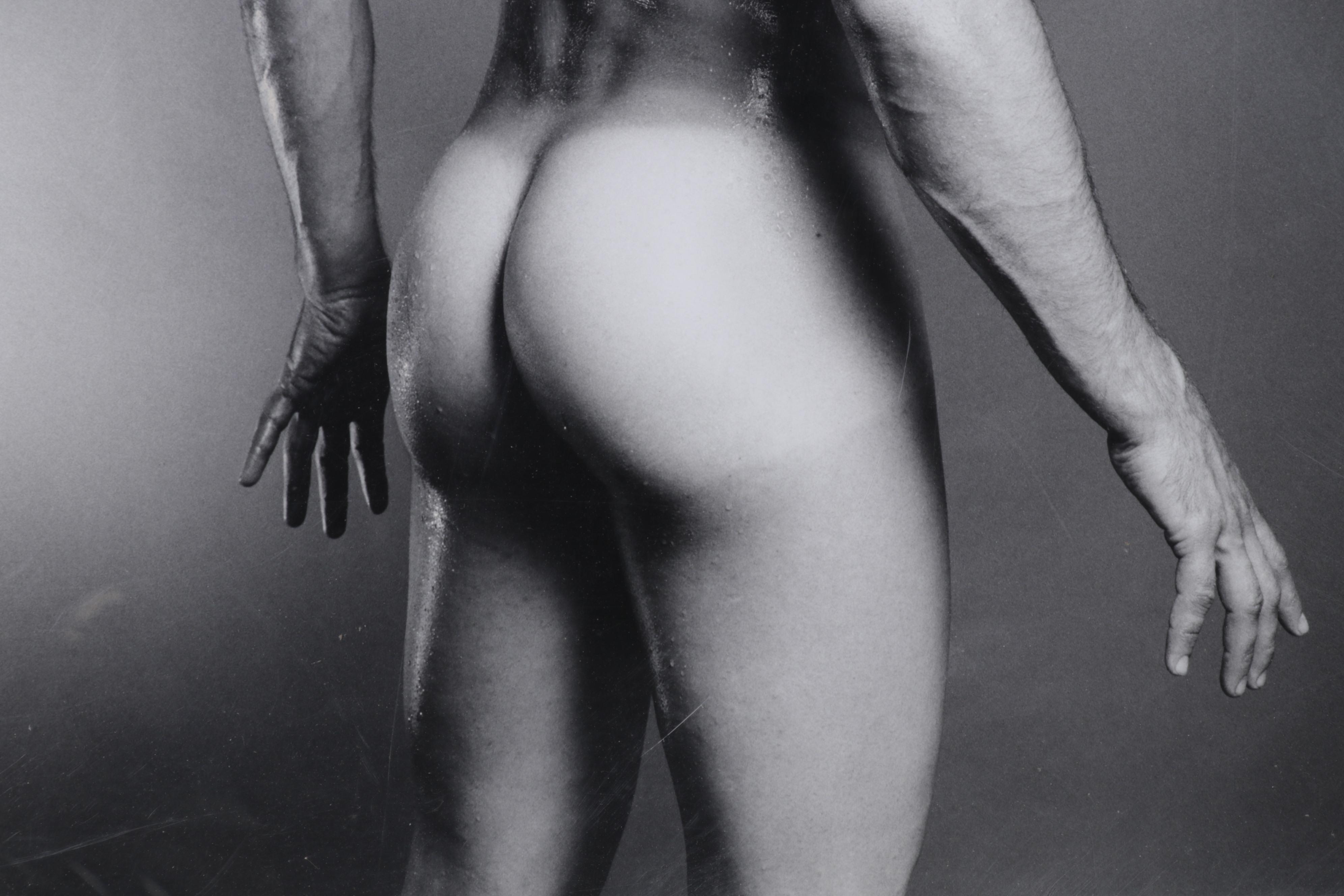 Monte Lee Kruse Silver Gelatin Photograph of Male Nude Portrait