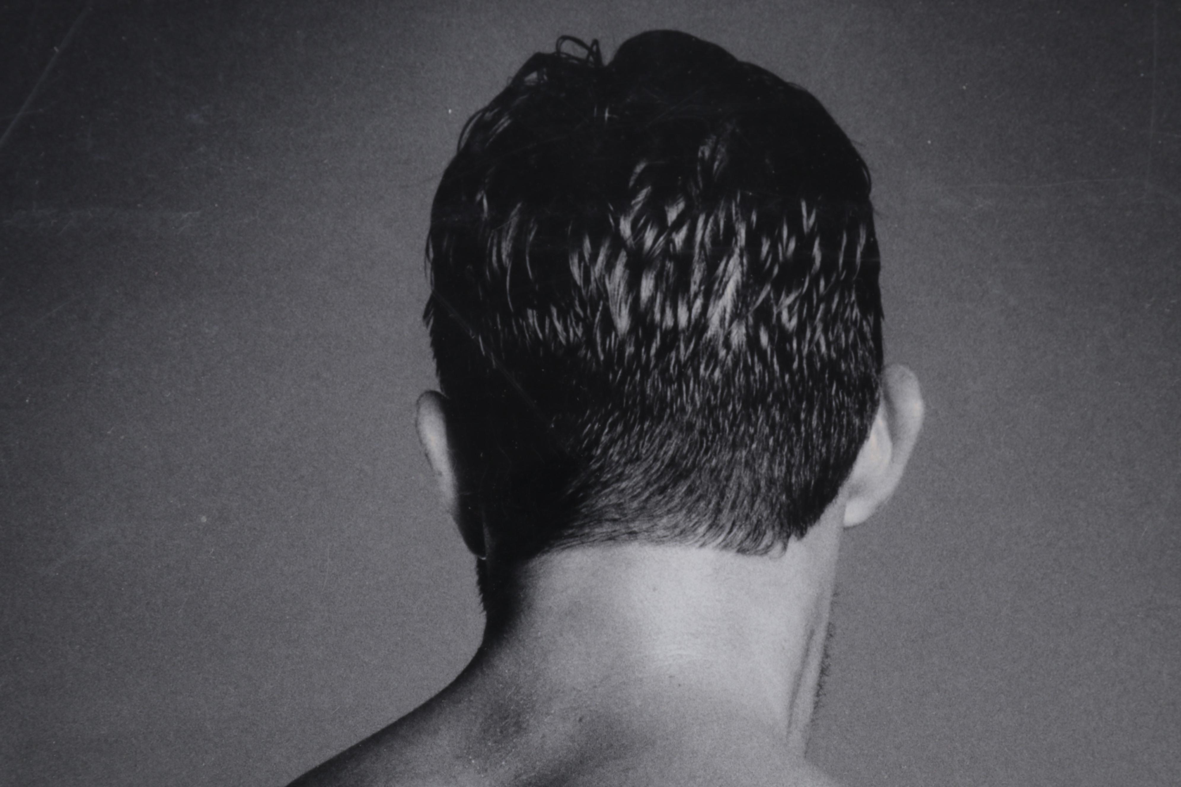 Monte Lee Kruse Silver Gelatin Photograph of Male Nude Portrait