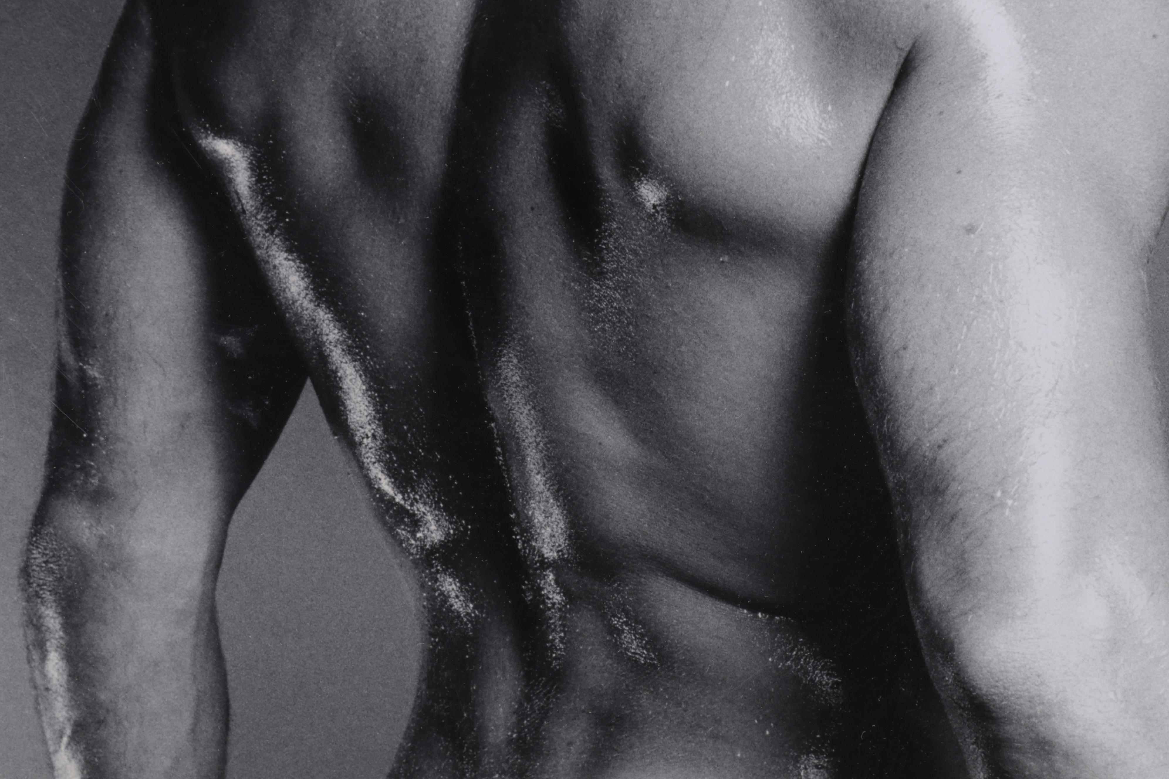 Monte Lee Kruse Silver Gelatin Photograph of Male Nude Portrait