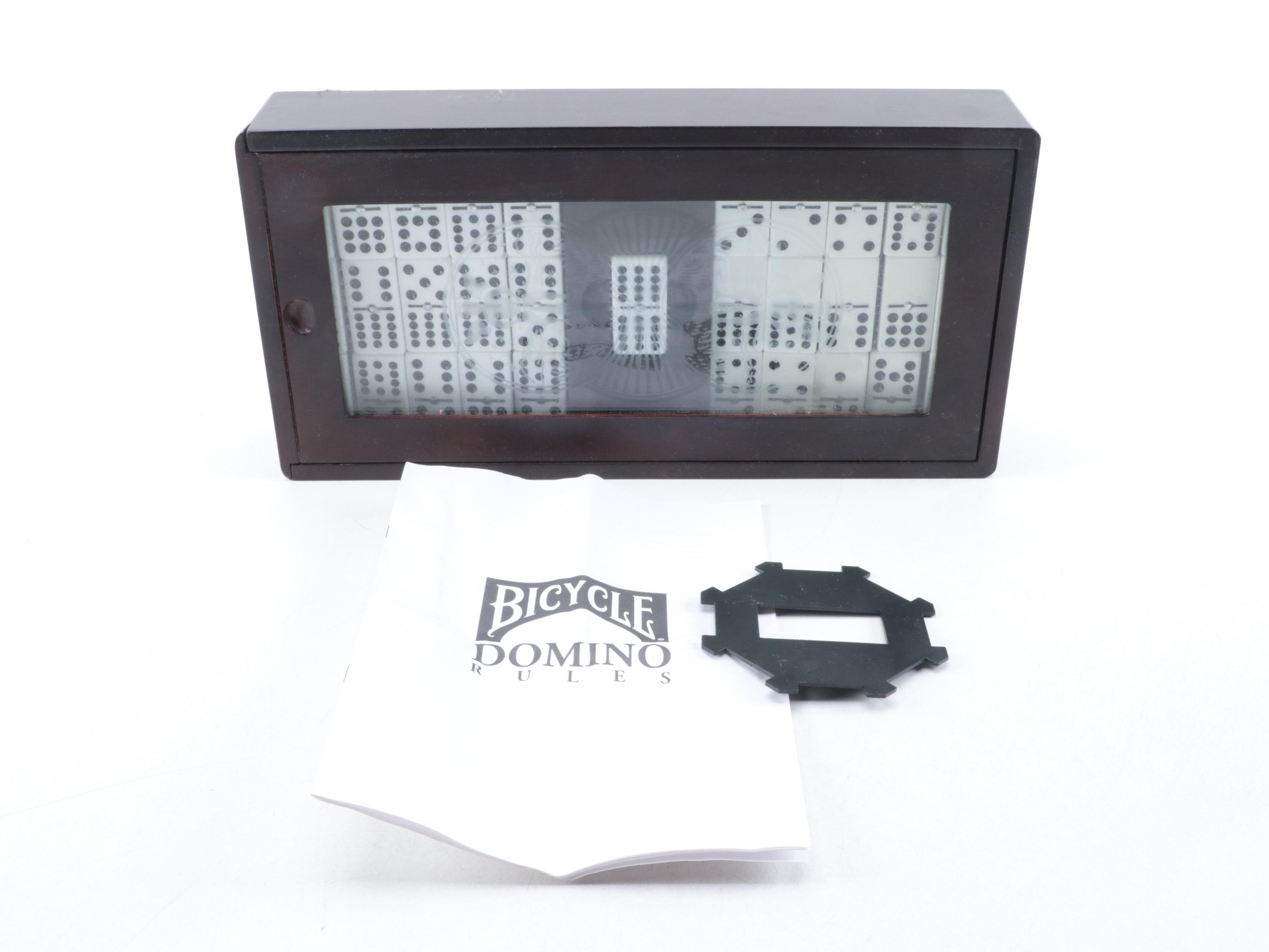 Poker Chip Carousels with Chips, Cards, Card Shuffler and Dominos