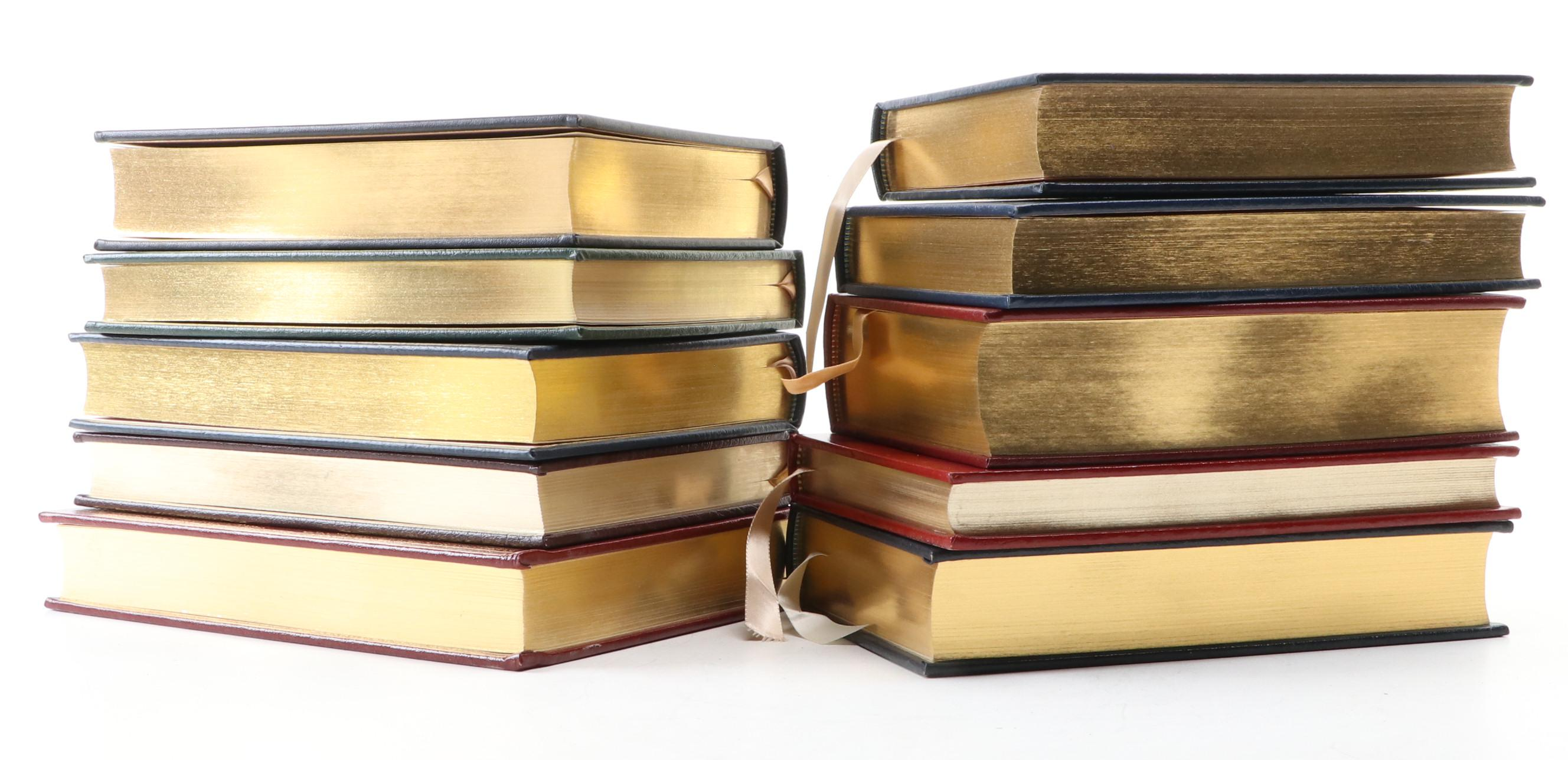 Easton Press Classics Including Austen, Tolstoy, Flaubert, and Joyce