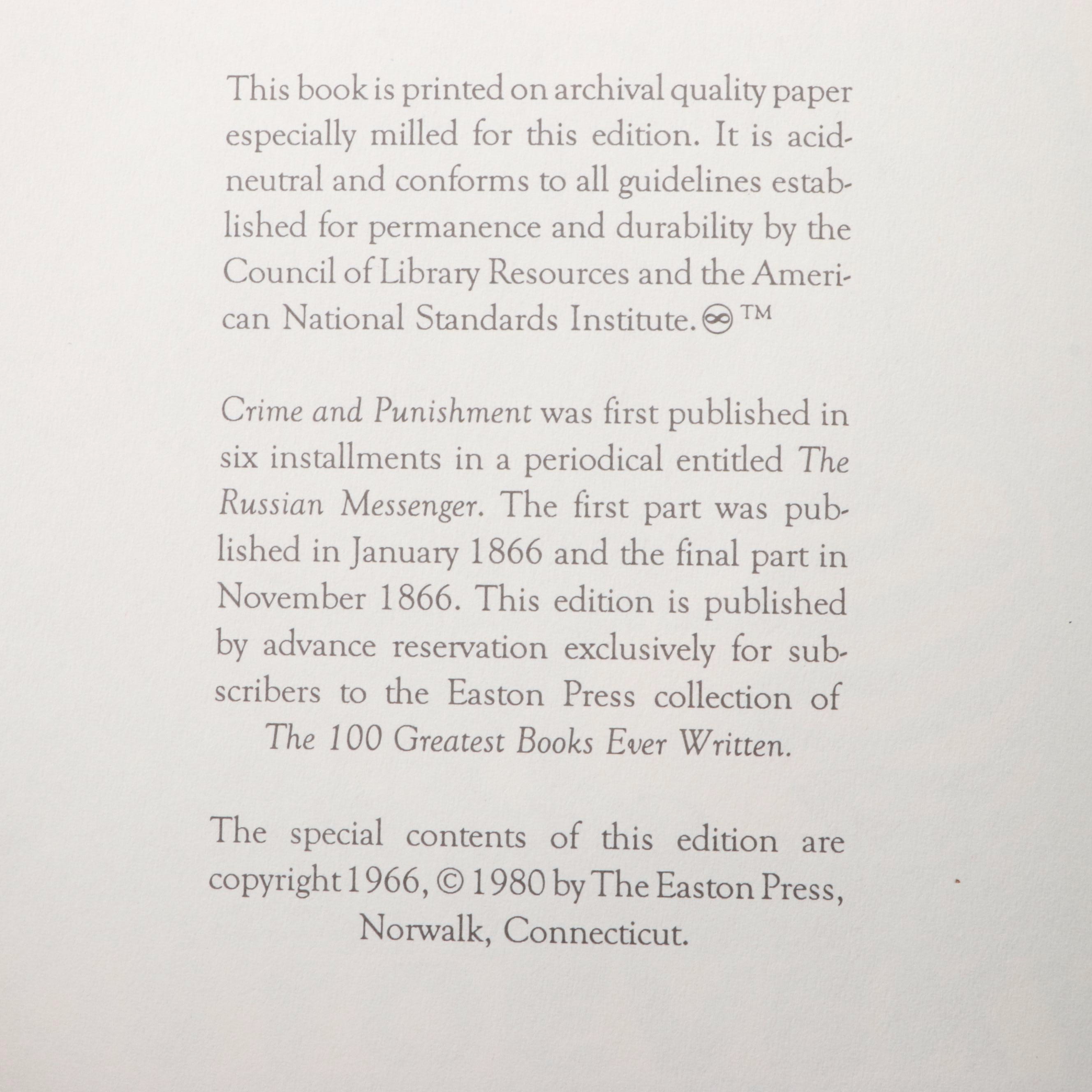 Easton Press Classics Including Austen, Tolstoy, Flaubert, and Joyce