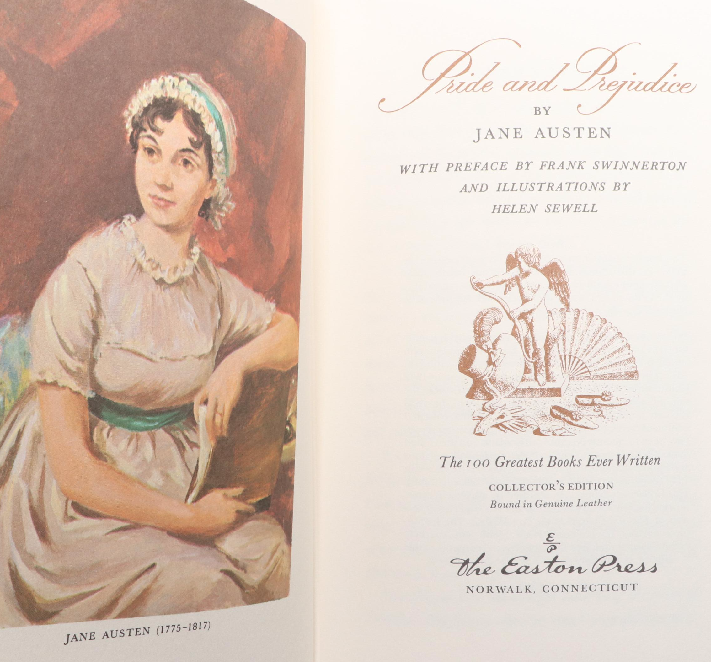 Easton Press Classics Including Austen, Tolstoy, Flaubert, and Joyce