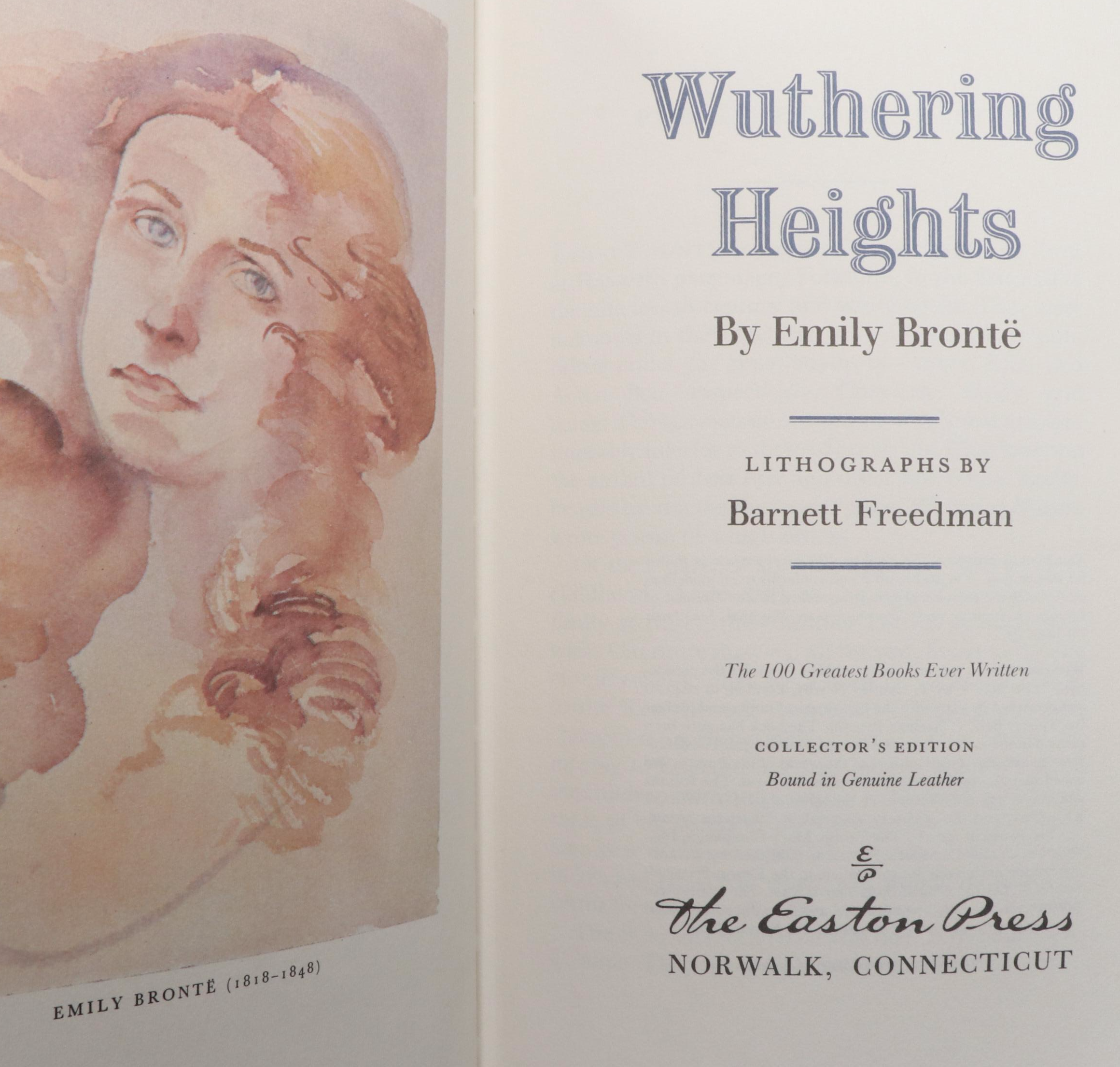 Easton Press Classics Including Austen, Tolstoy, Flaubert, and Joyce