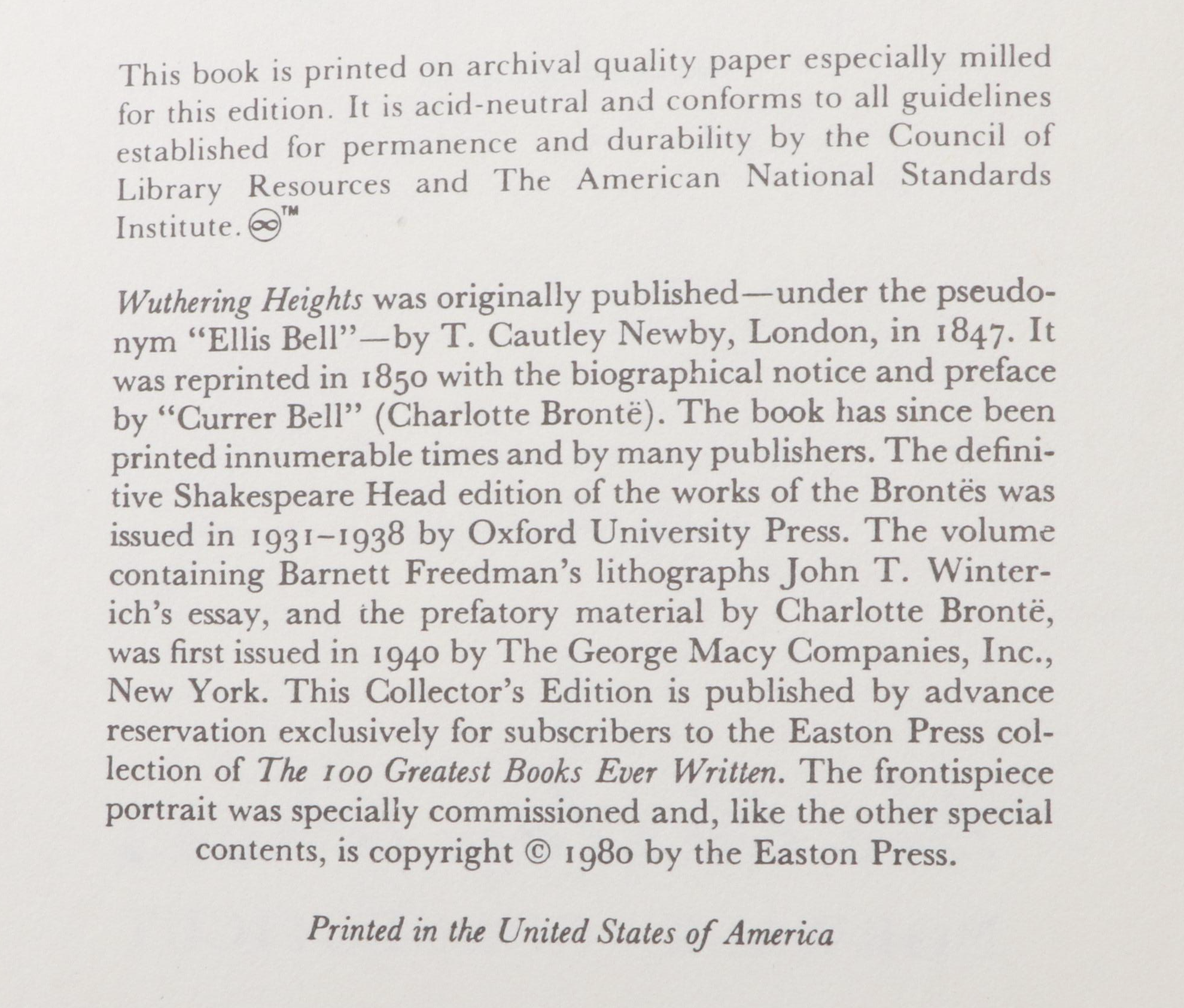 Easton Press Classics Including Austen, Tolstoy, Flaubert, and Joyce