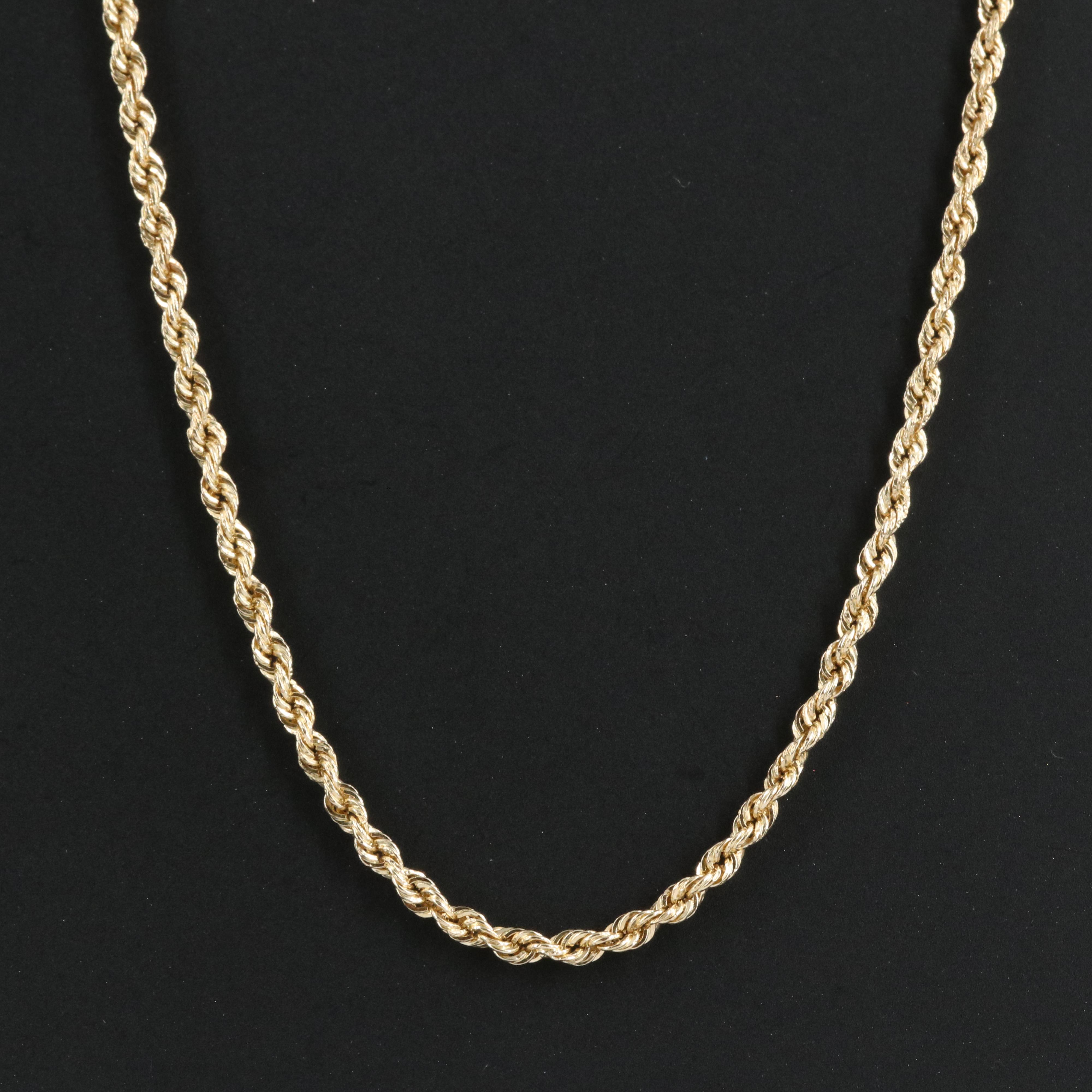 Michael Anthony 14K French Rope Chain Necklace