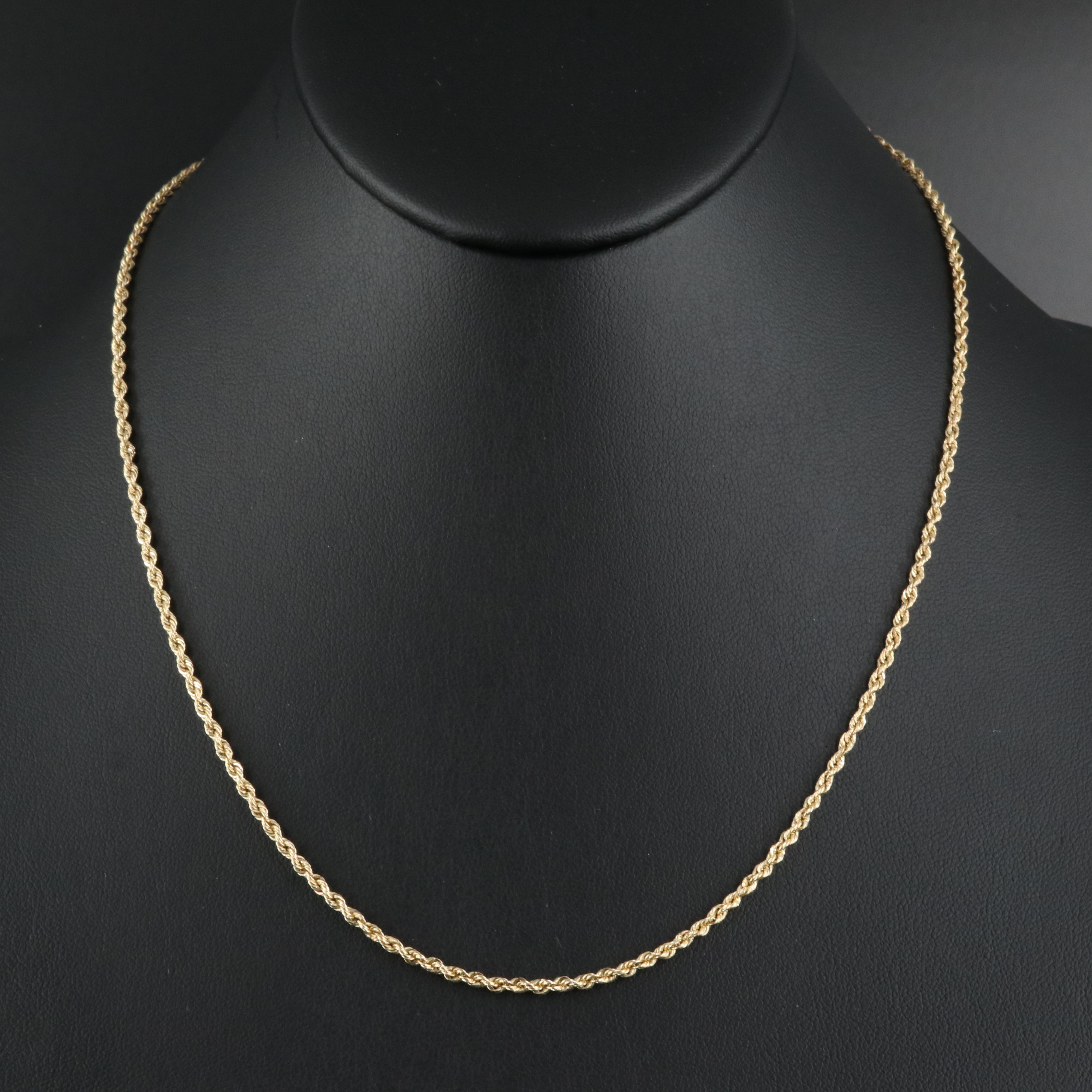 Michael Anthony 14K French Rope Chain Necklace