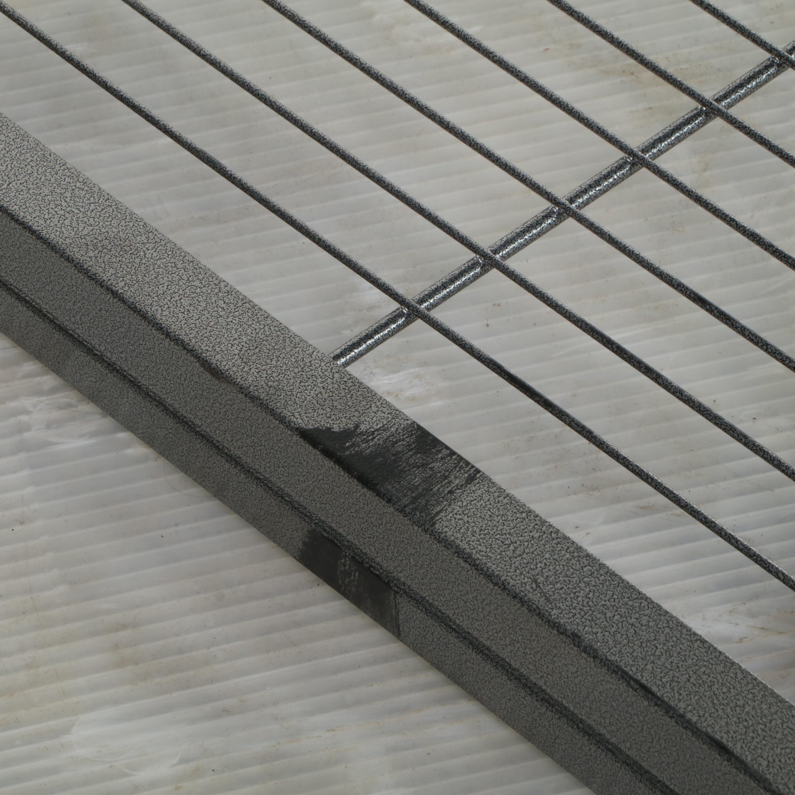 Two Origami Folding Metal Storage Shelf Units