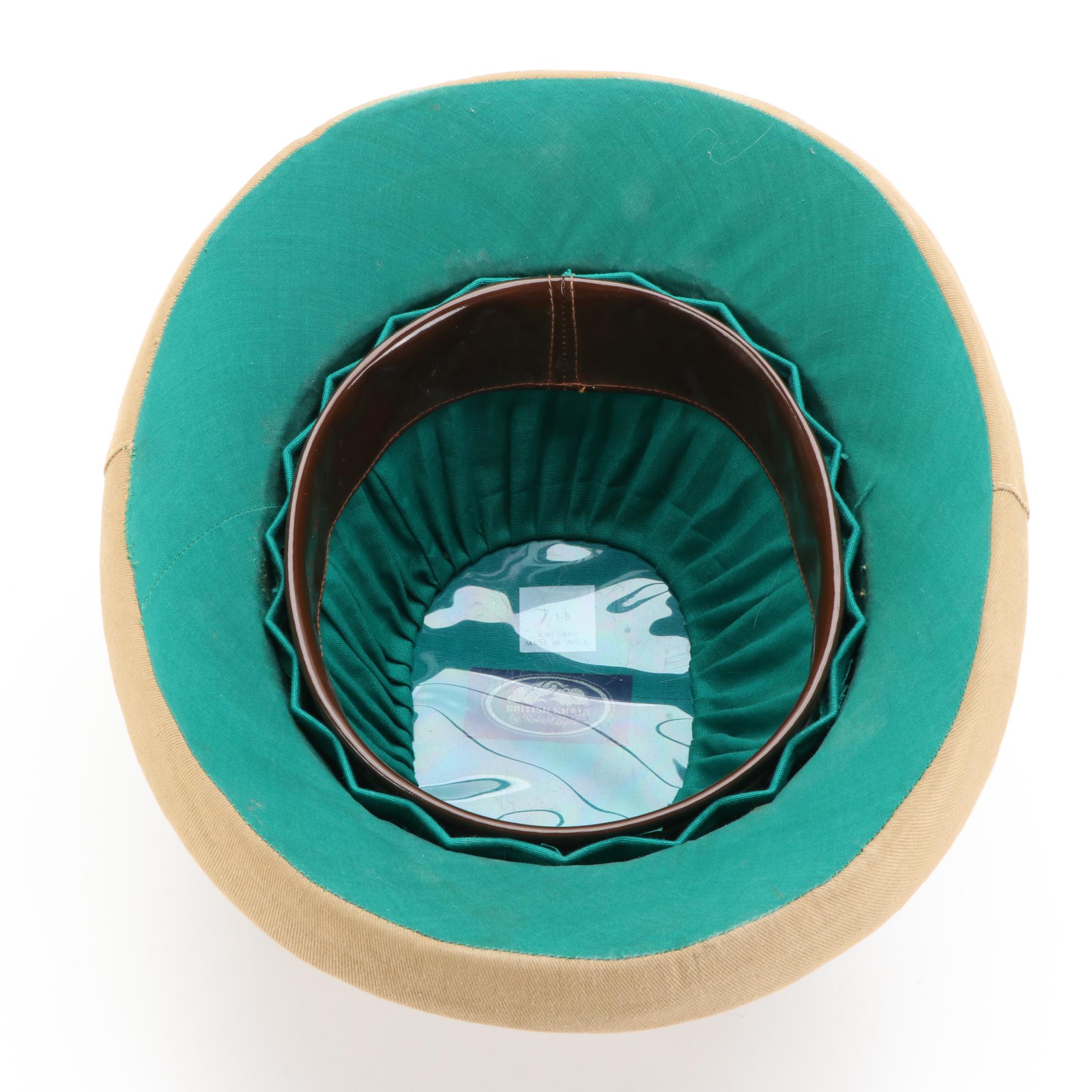 British Khaki Robert Lighton Pith Helmet