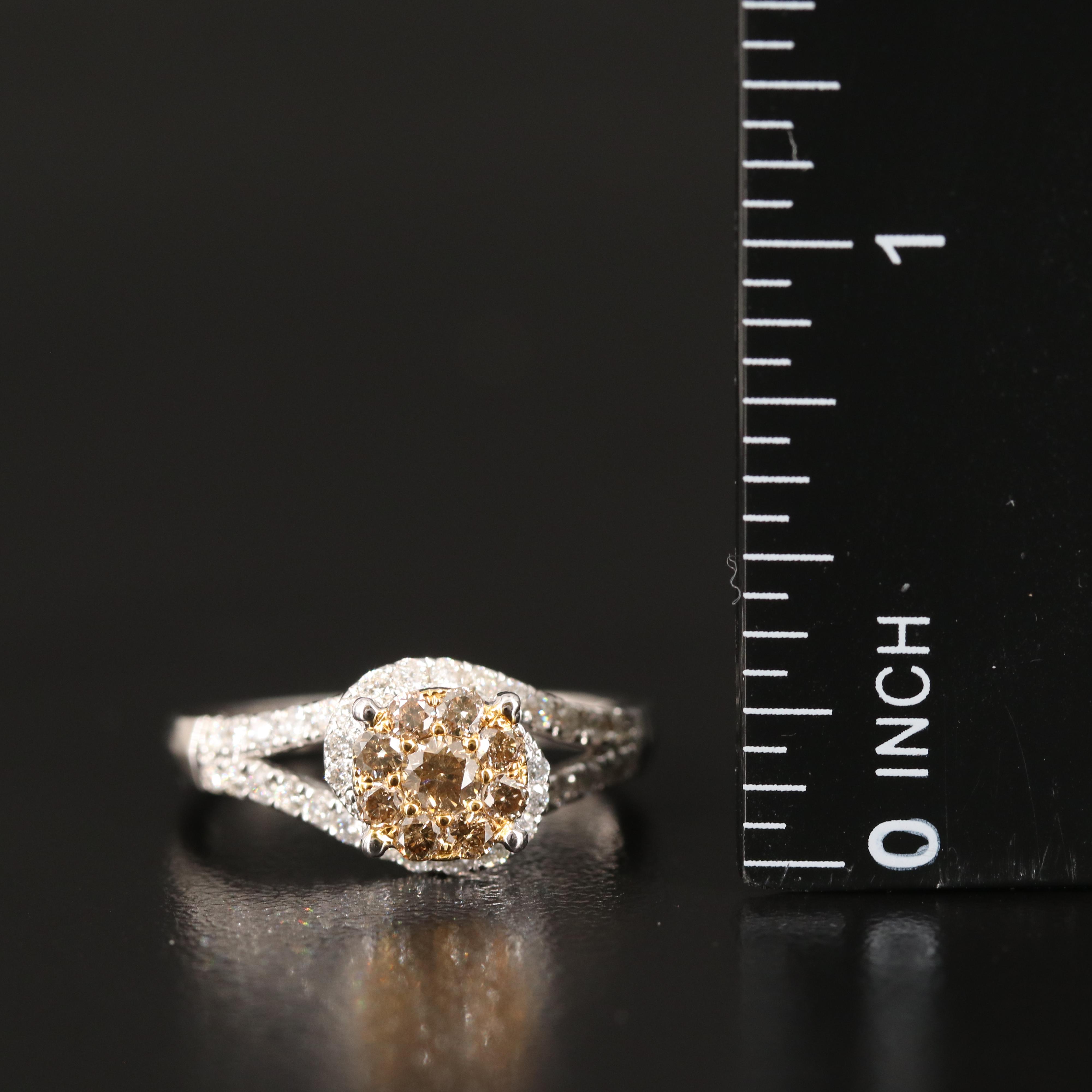 14K 0.88 CTW Diamond Ring