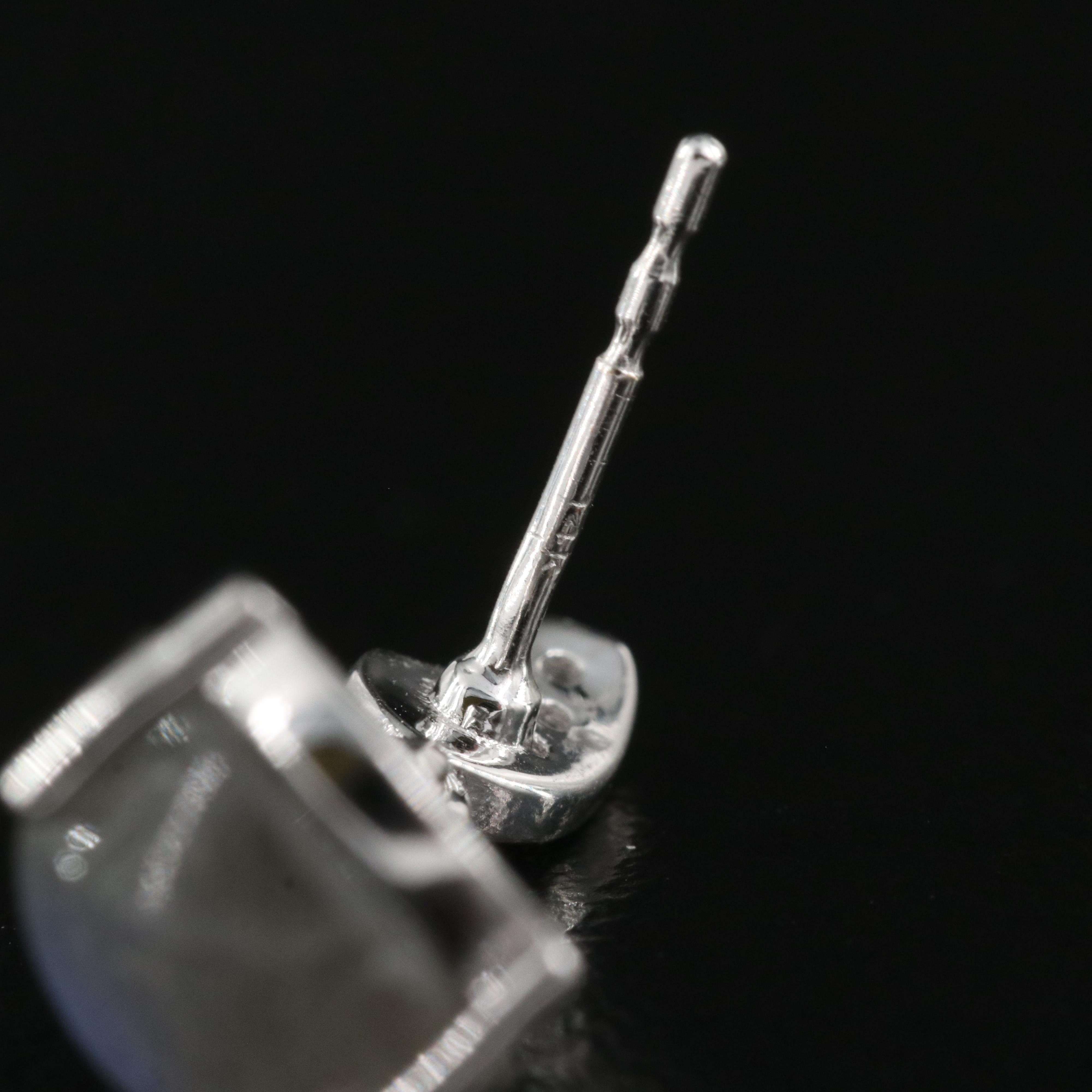 14K Labradorite and Sapphire Drop Earrings