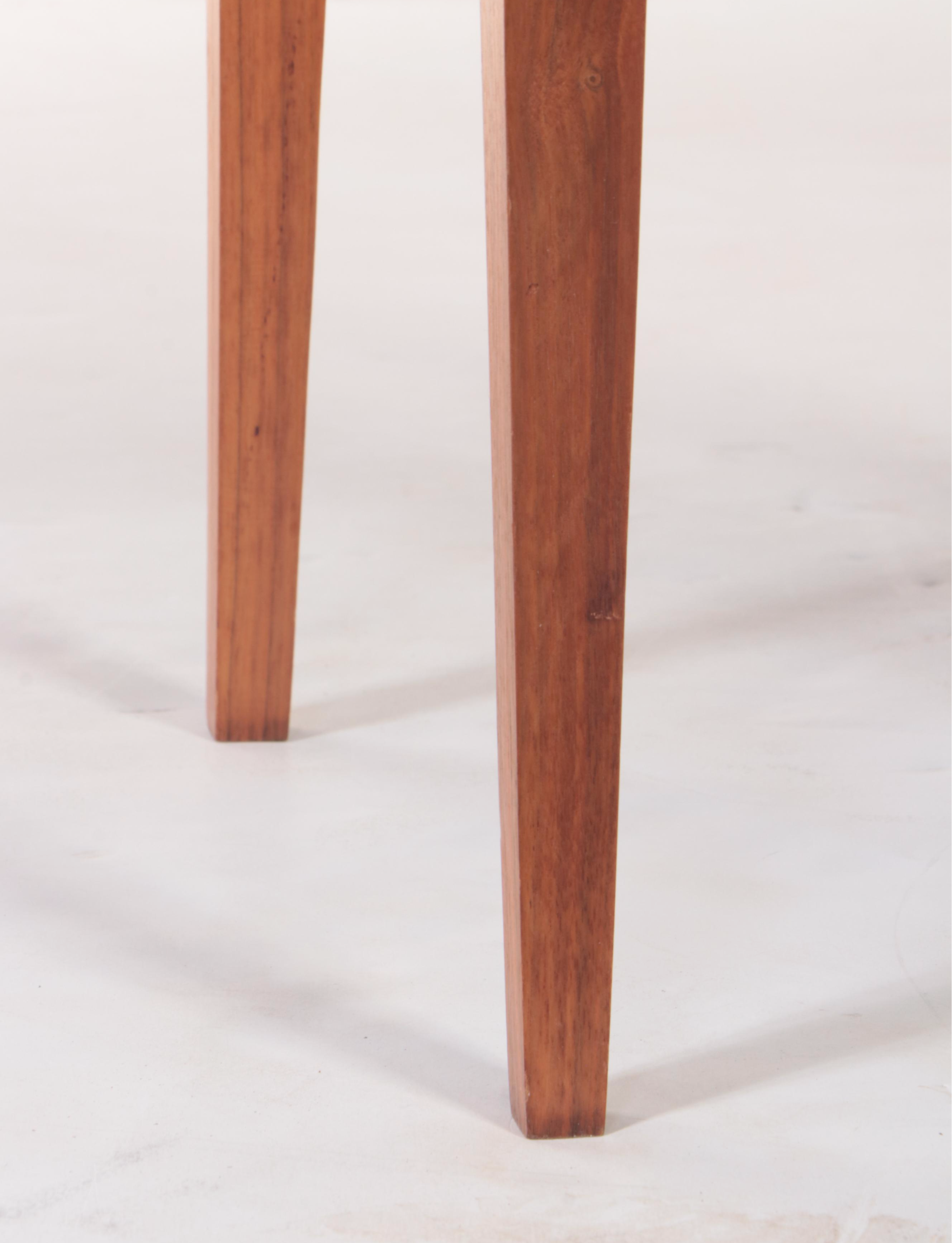 American Primitive Walnut Side Table, 20th Century